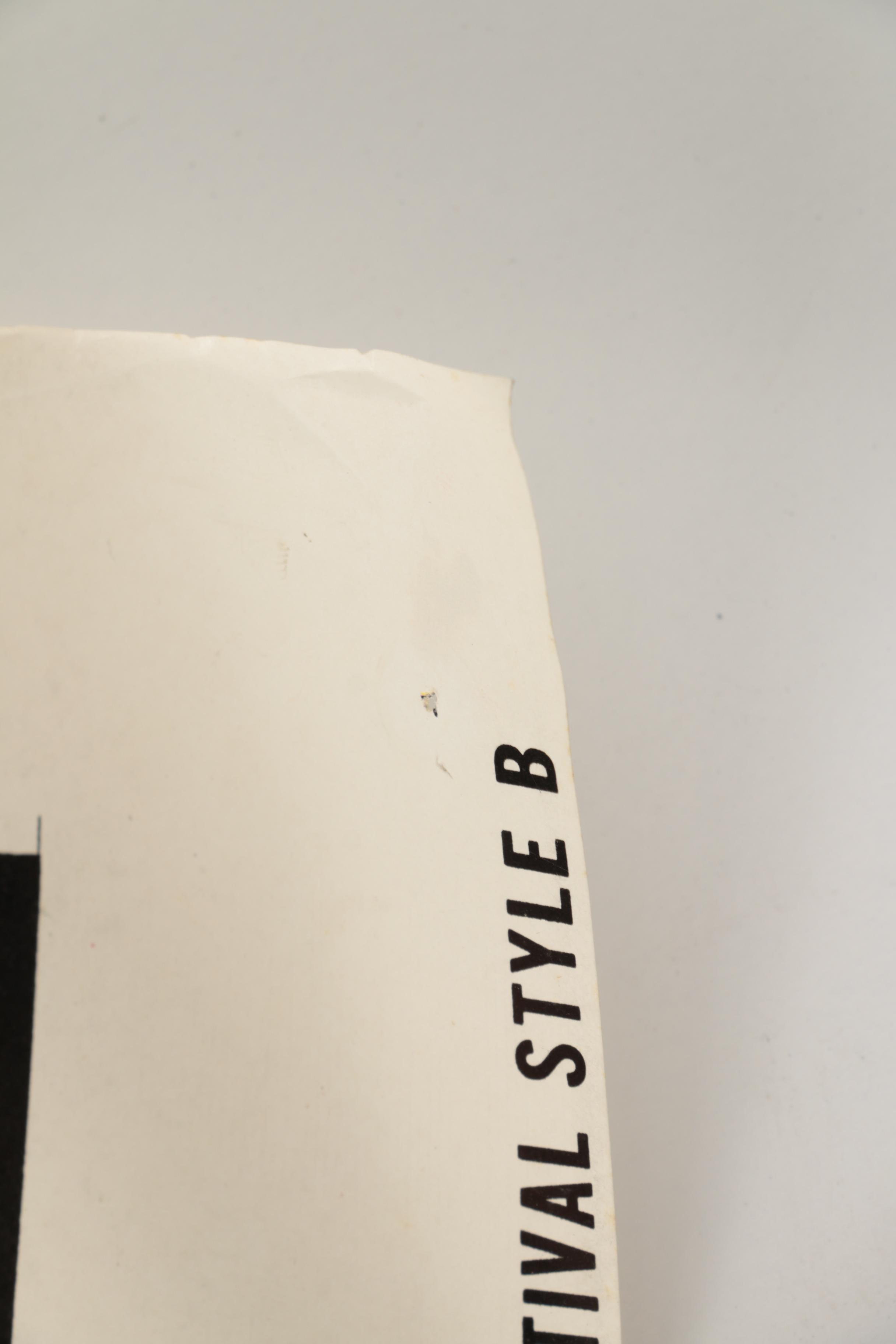 James Bond Film Festival "Thunderball" Poster and Corgi James Bond Aston Martin Die-Cast Car