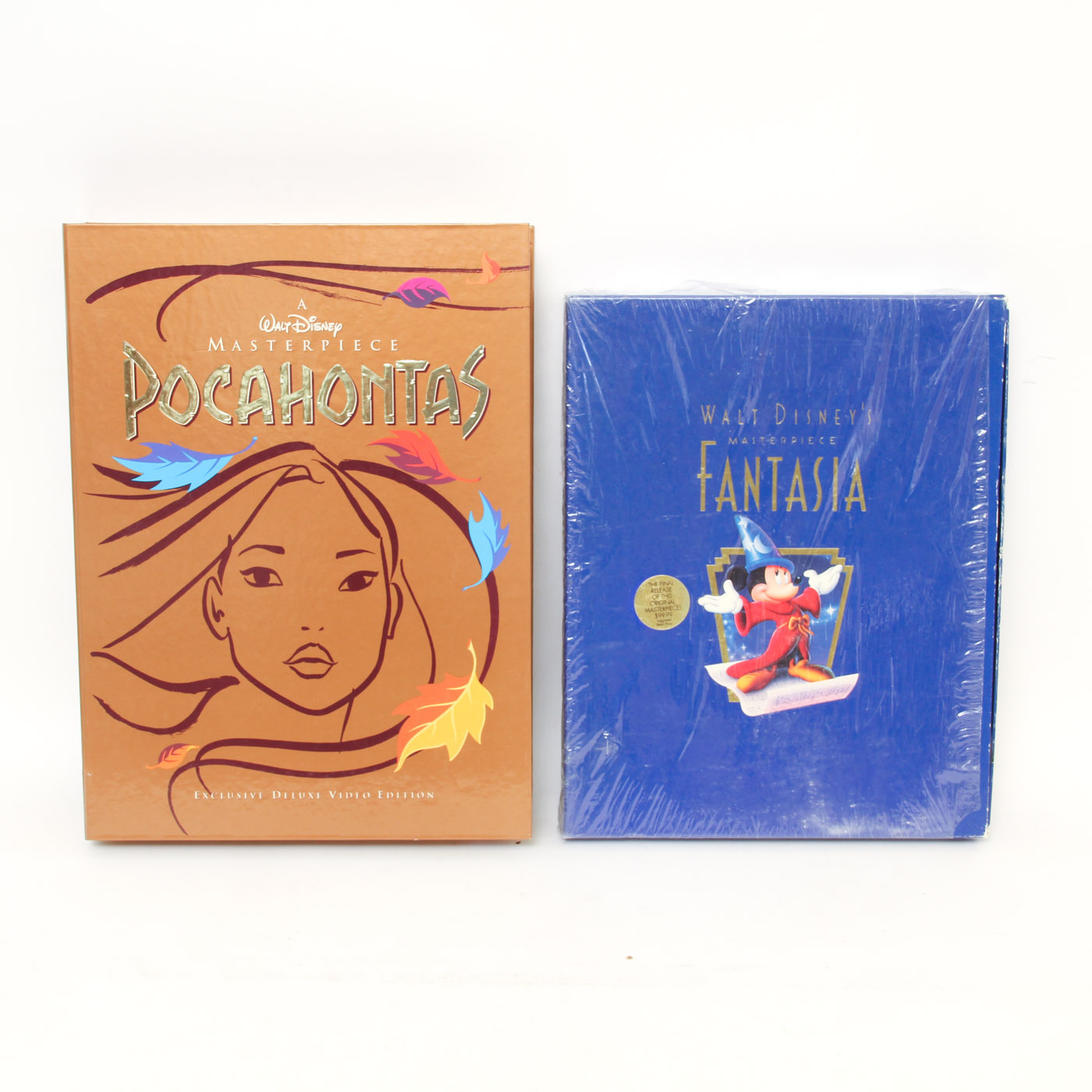 Pair of Limited Edition Disney Masterpiece VHS Sets with Certificates of Authenticity