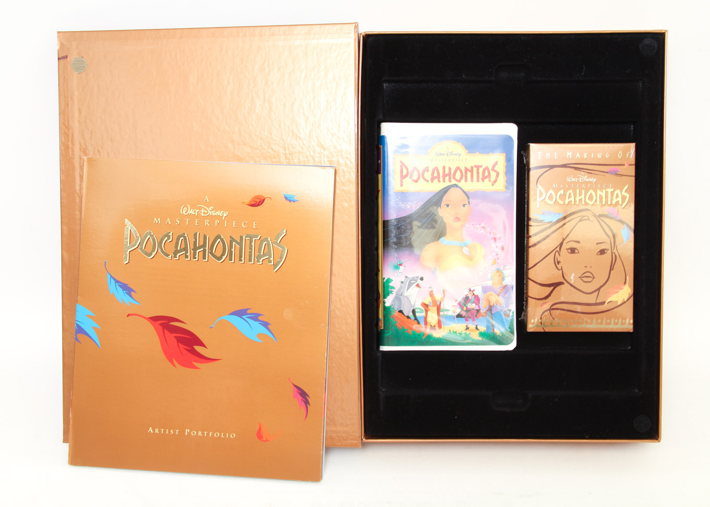 Pair of Limited Edition Disney Masterpiece VHS Sets with Certificates of Authenticity