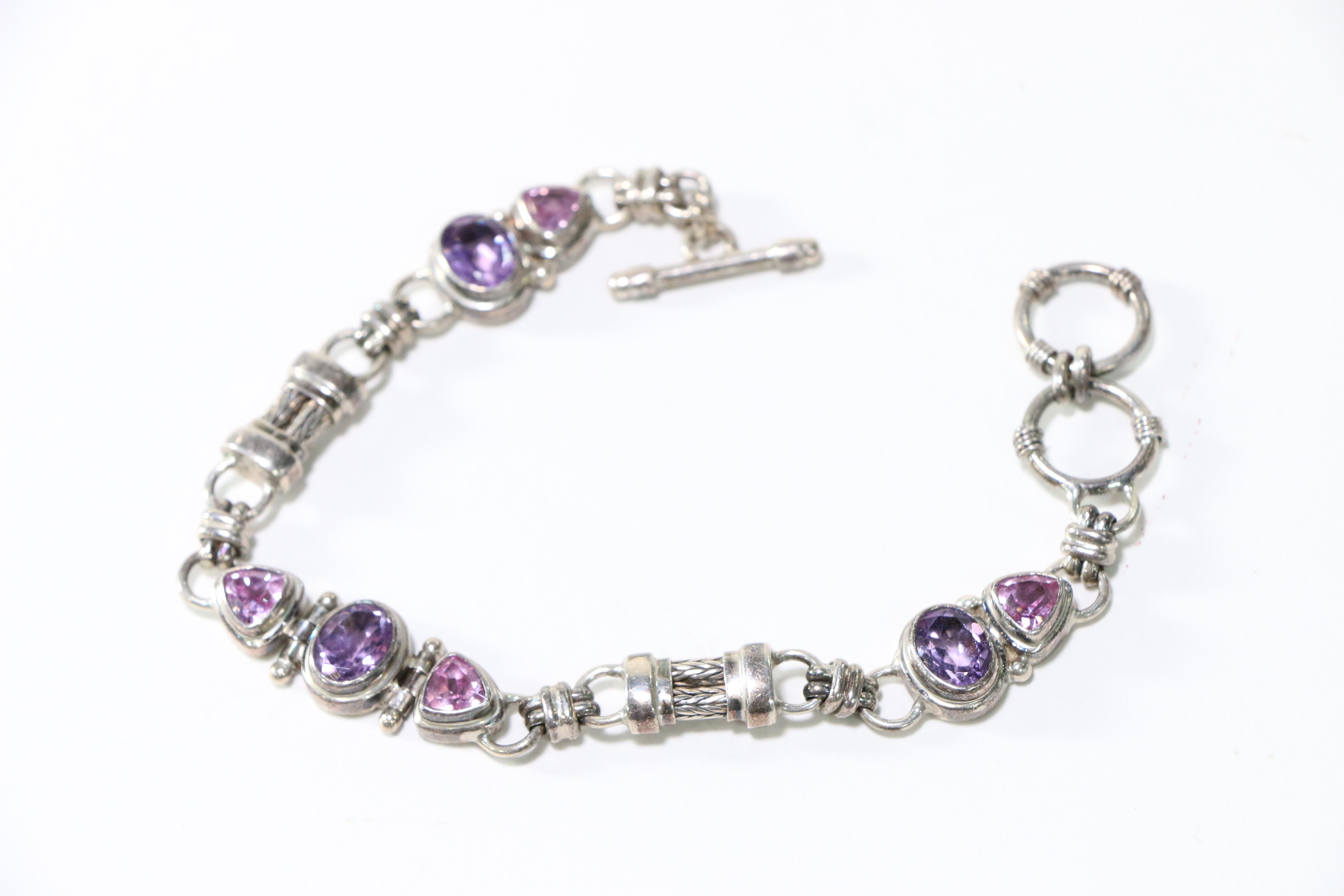 Sarda Sterling Silver Necklace and Bracelet