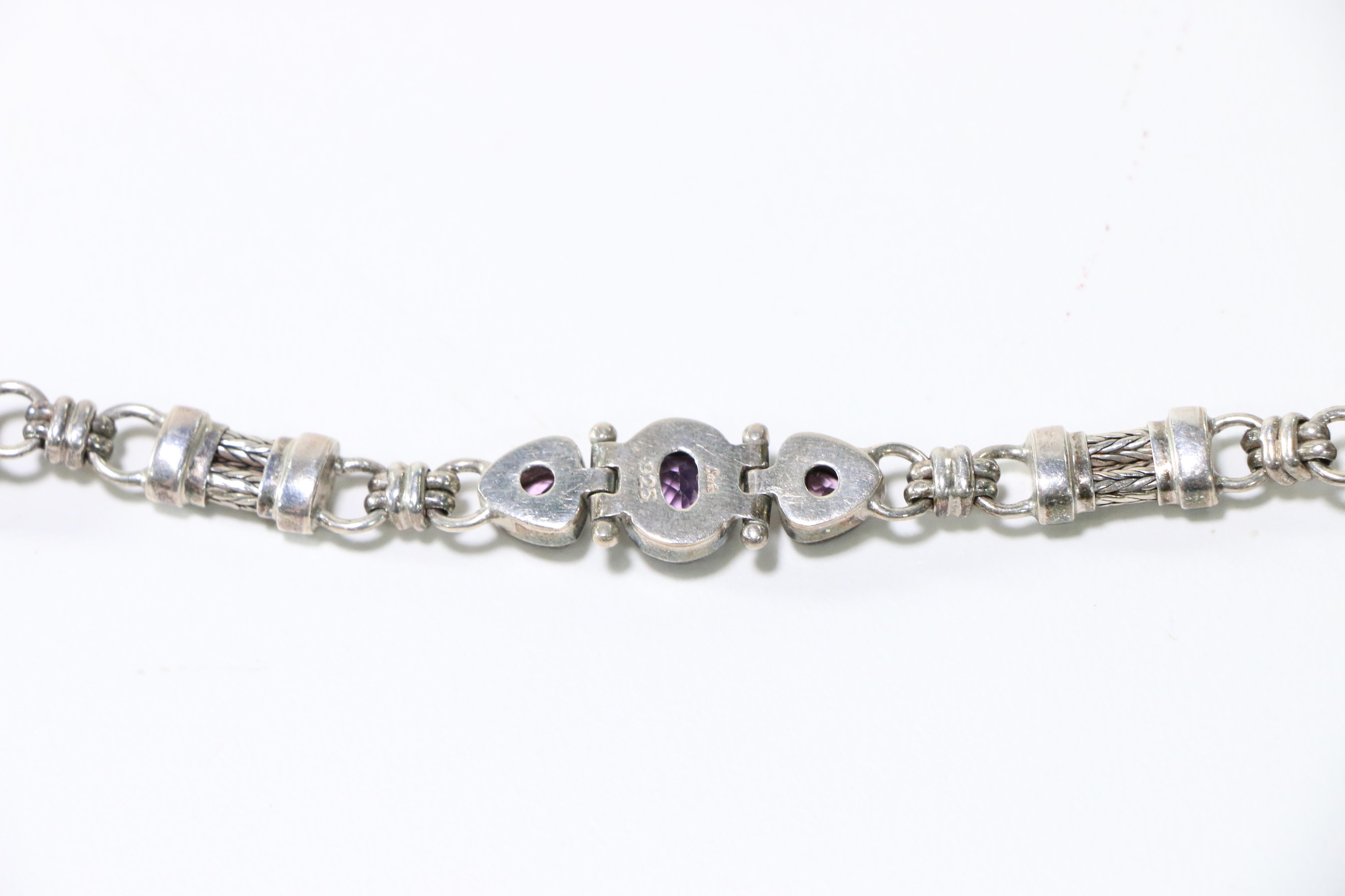 Sarda Sterling Silver Necklace and Bracelet