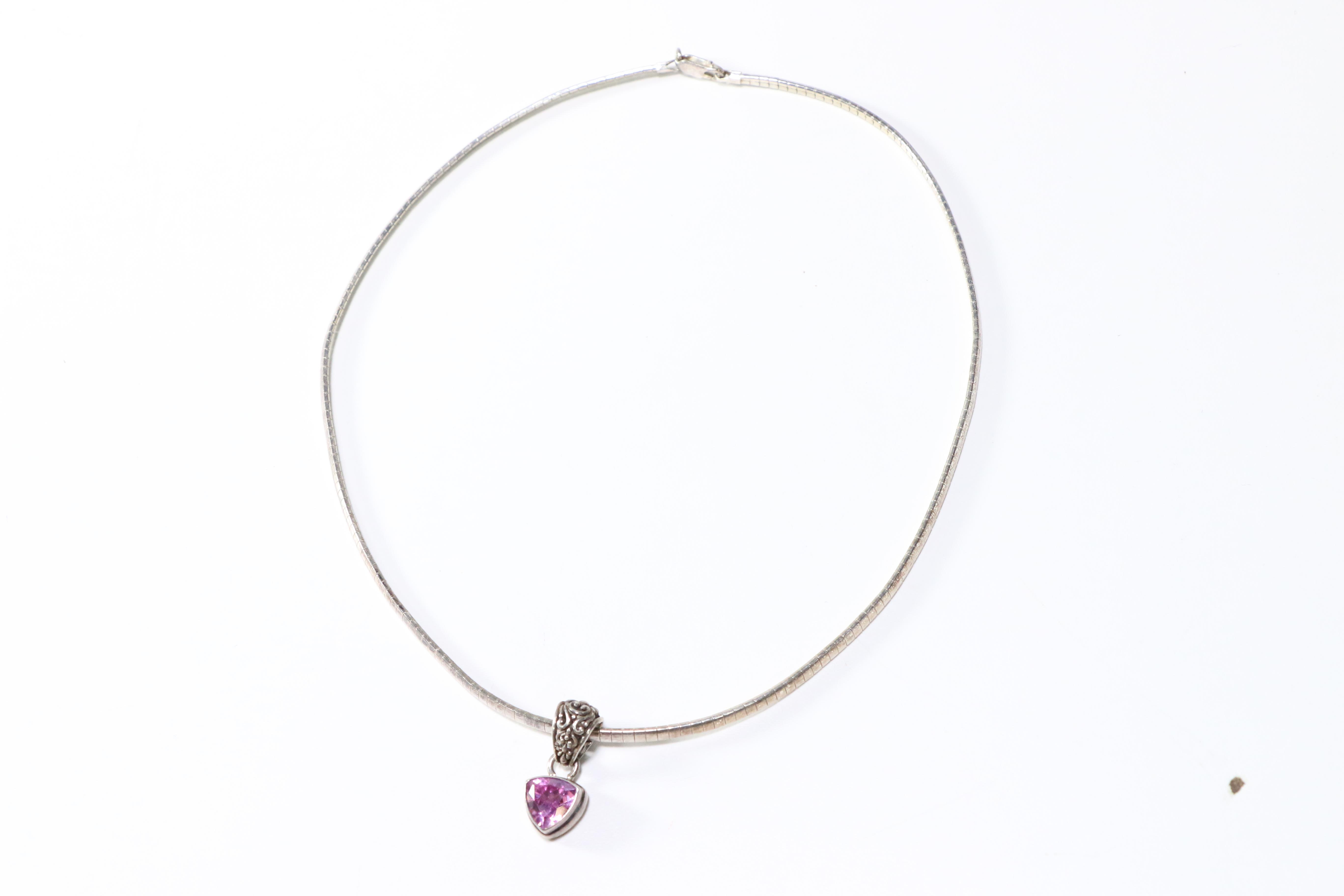 Sarda Sterling Silver Necklace and Bracelet