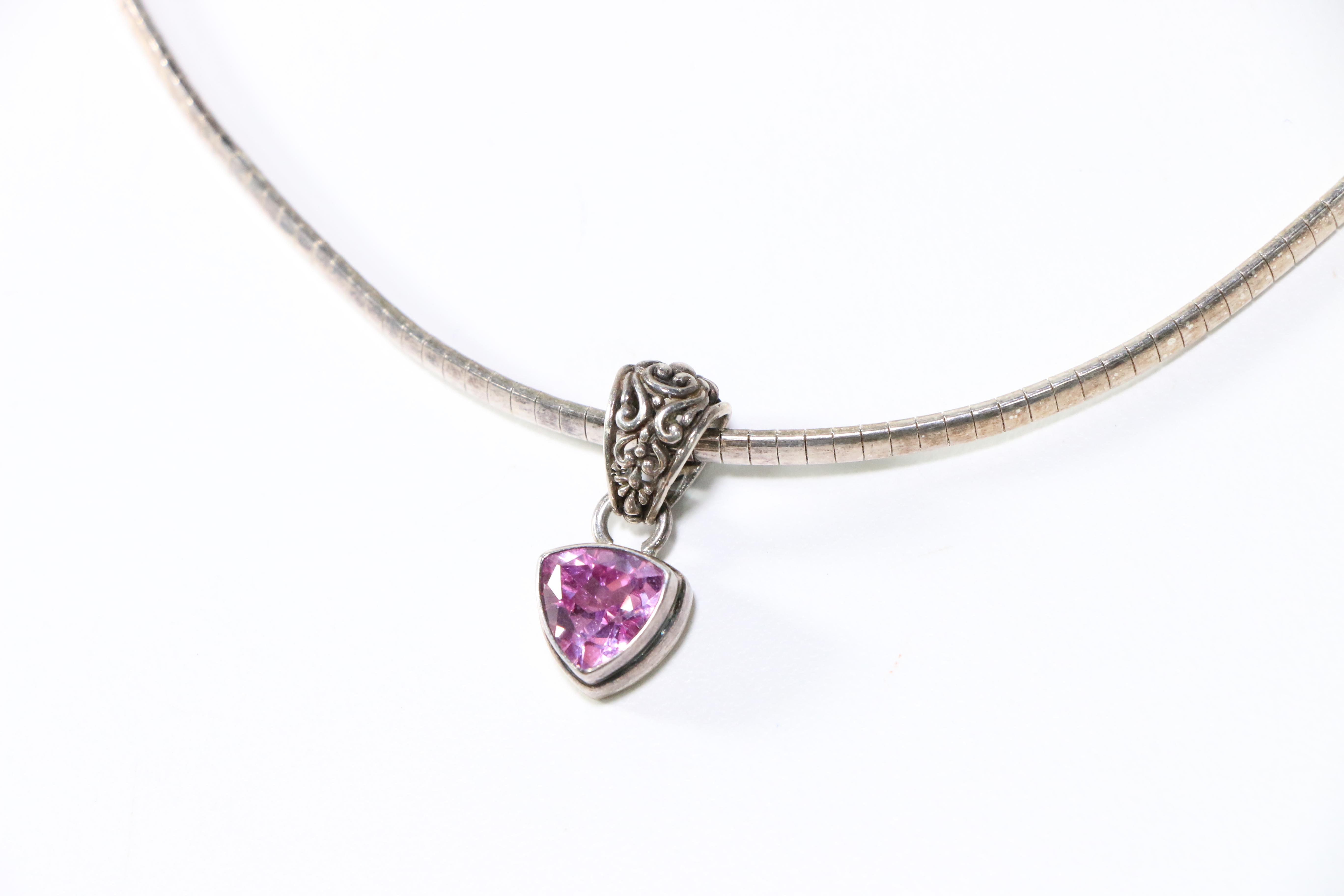 Sarda Sterling Silver Necklace and Bracelet