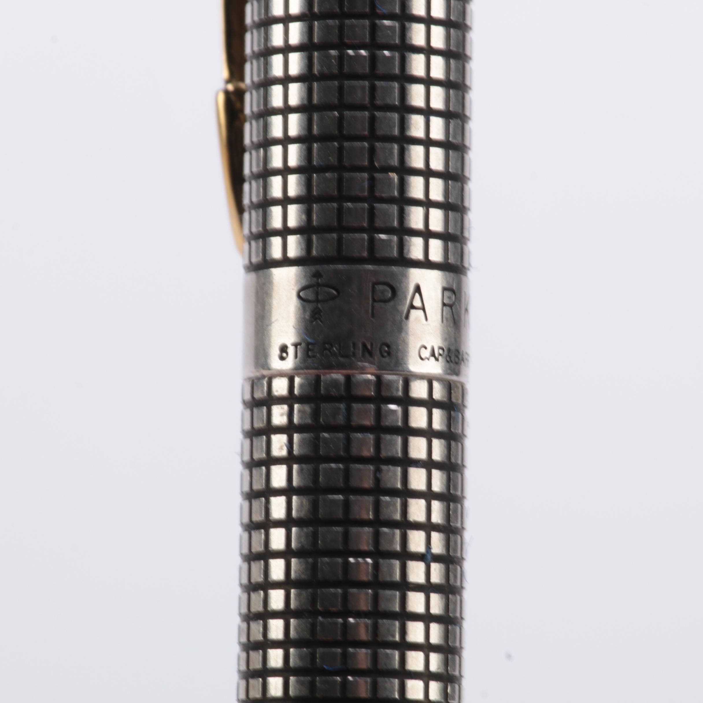 Parker Classic Sterling Silver Pen and Mechanical Pencil