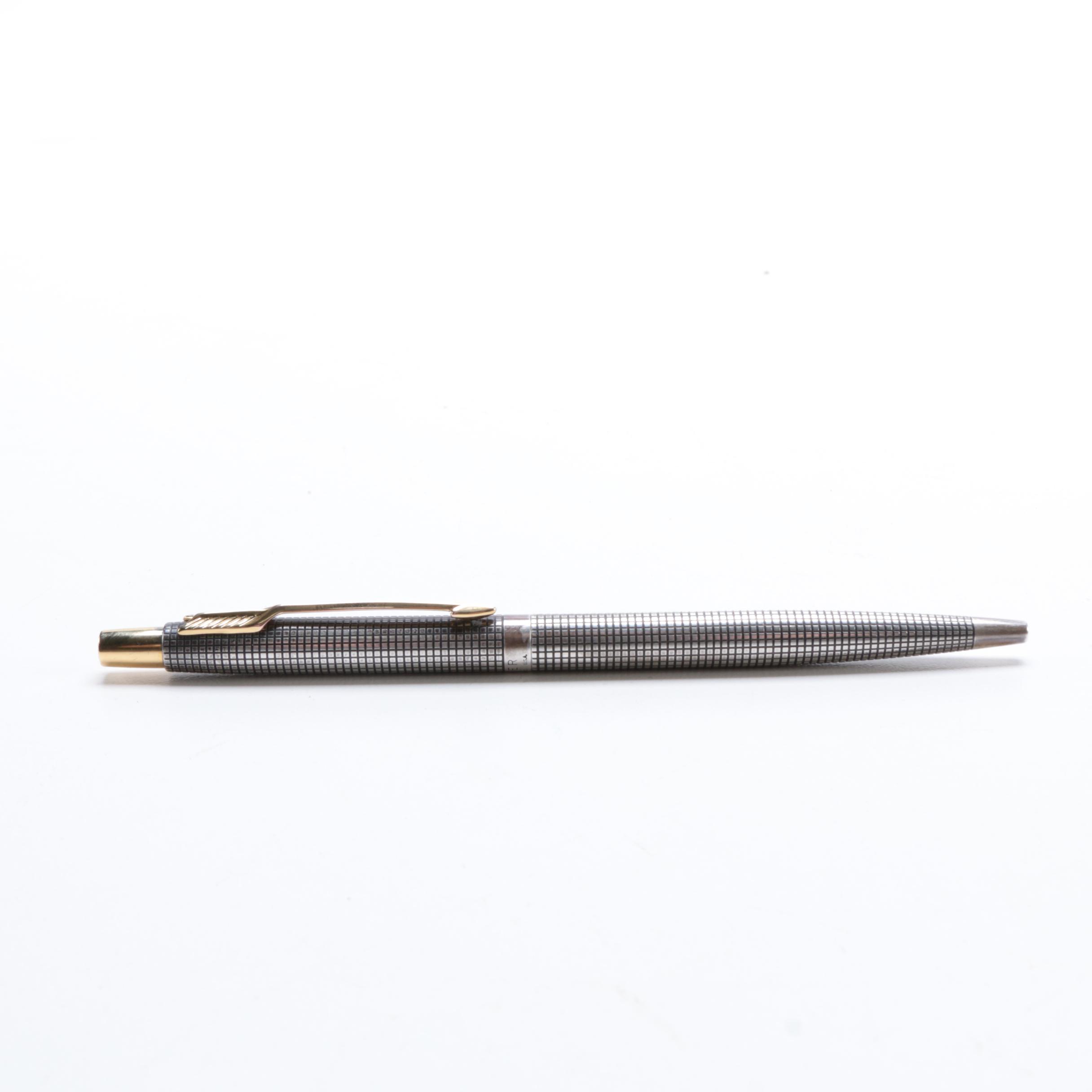 Parker Classic Sterling Silver Pen and Mechanical Pencil