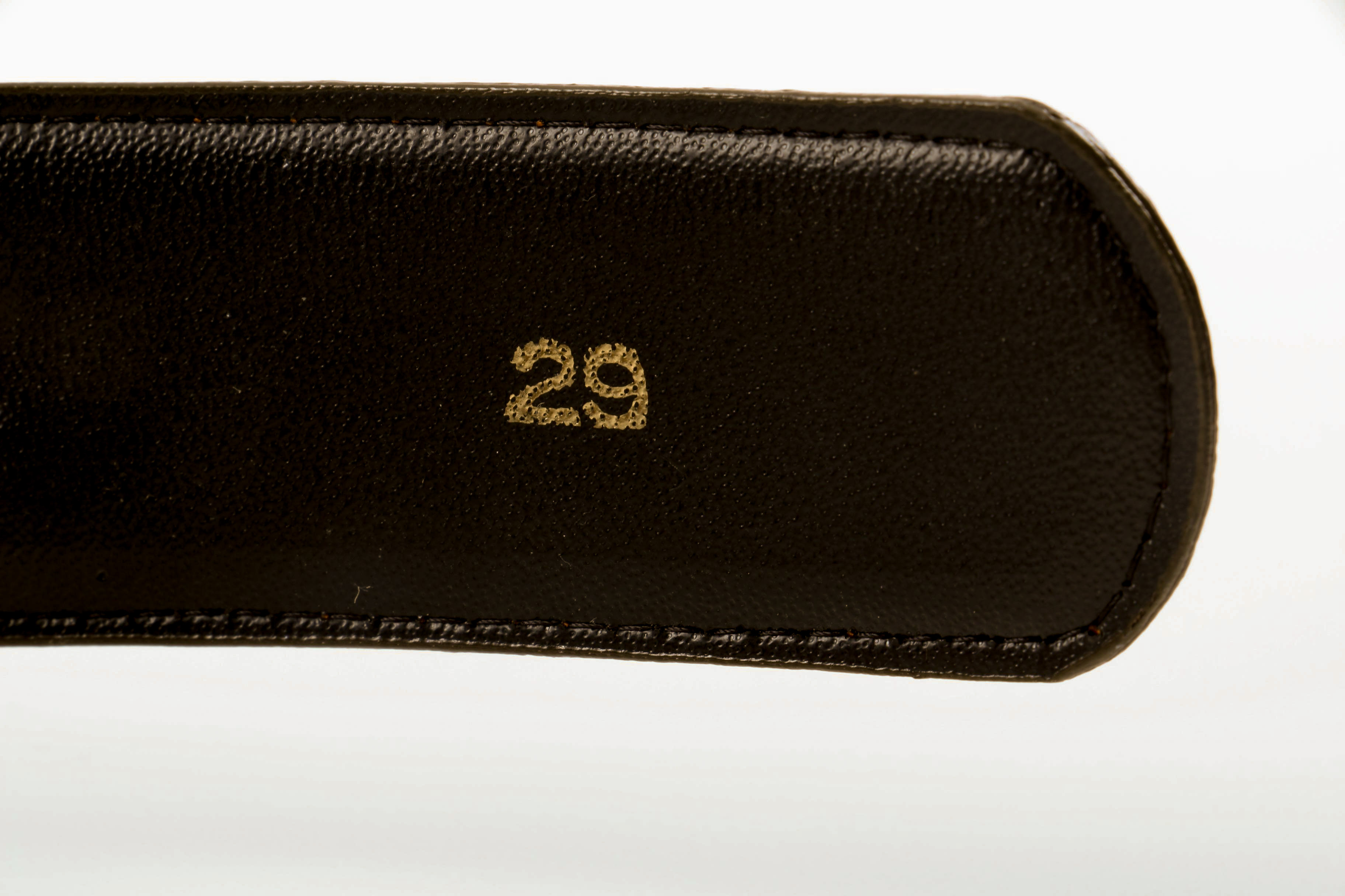 Ferragamo Brown Embossed Leather Belt