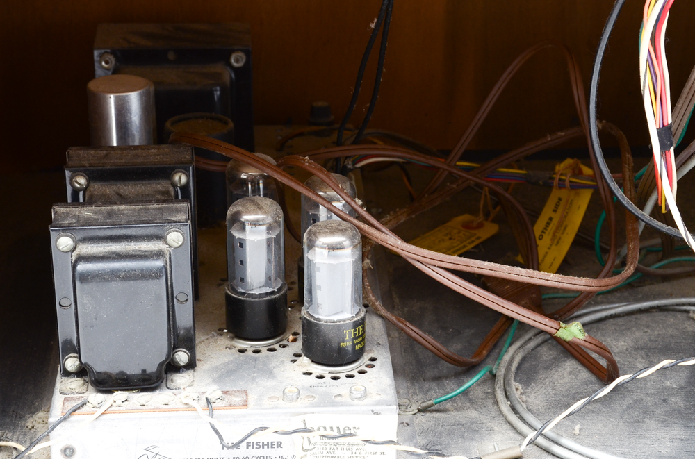 Vintage Fisher Radio Walnut Console Stereo