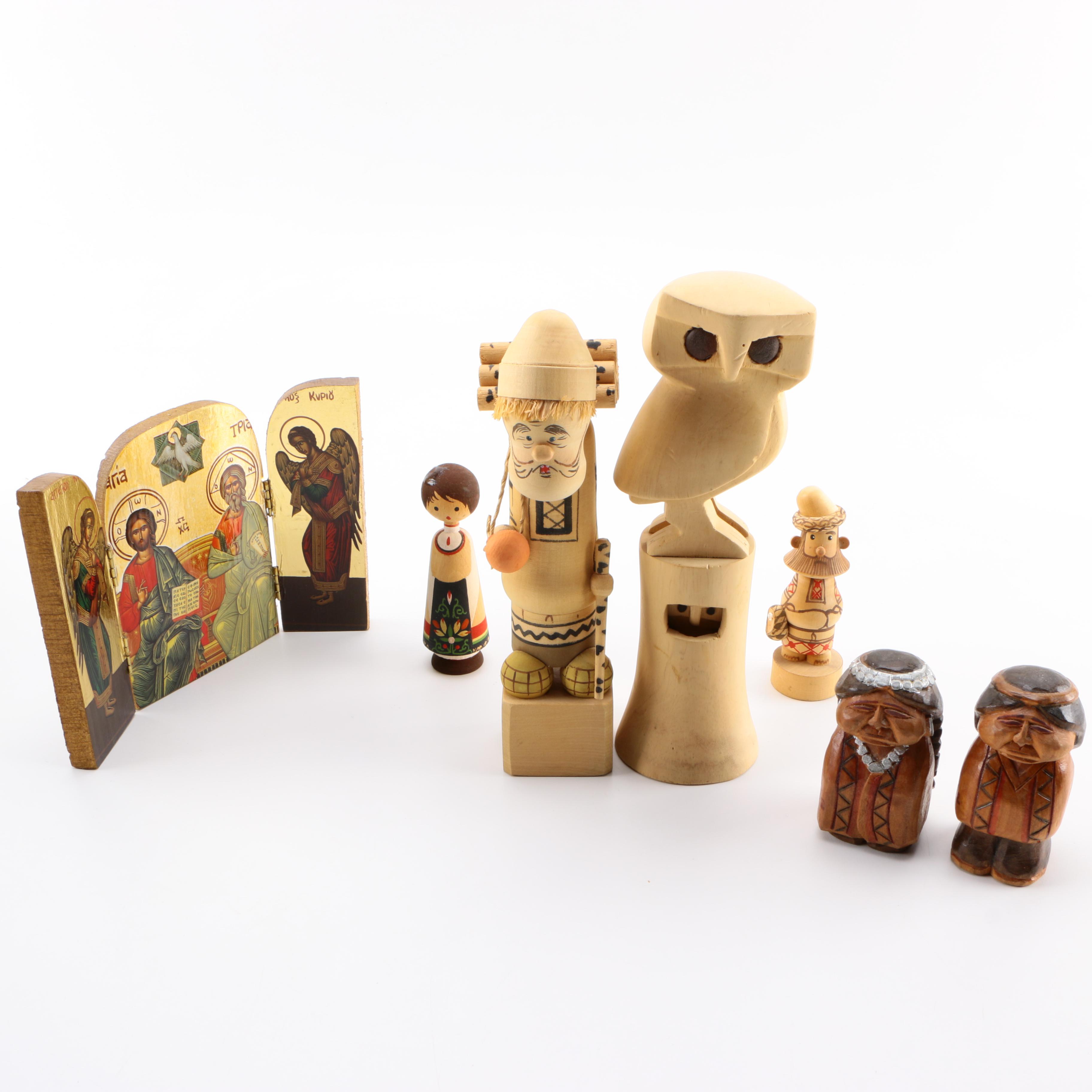 Selection of  Wooden Figurines