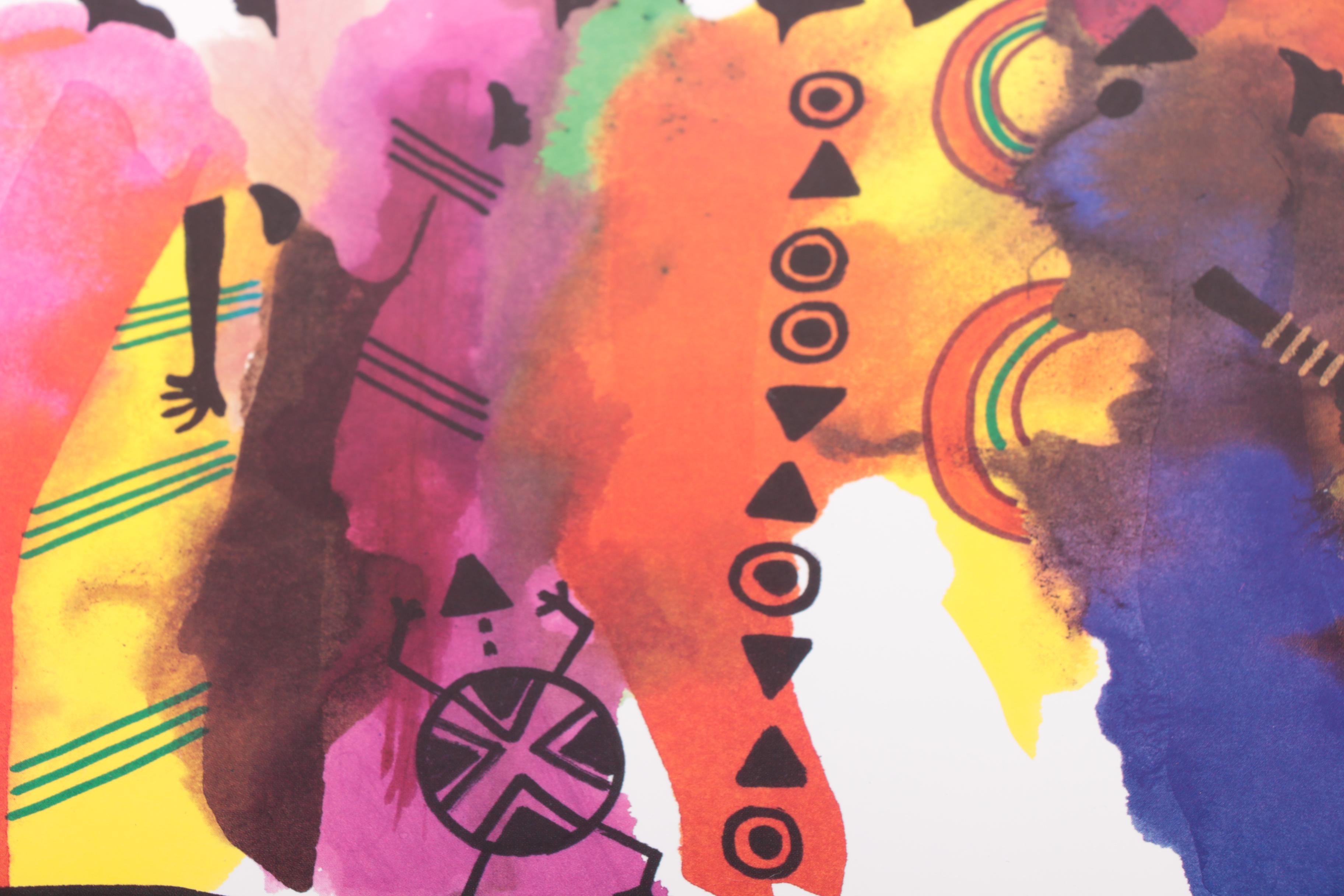 Frank Frazier Limited Edition Portfolio of Offset Lithograph Prints on Paper "Visions in Black: The Aisha"