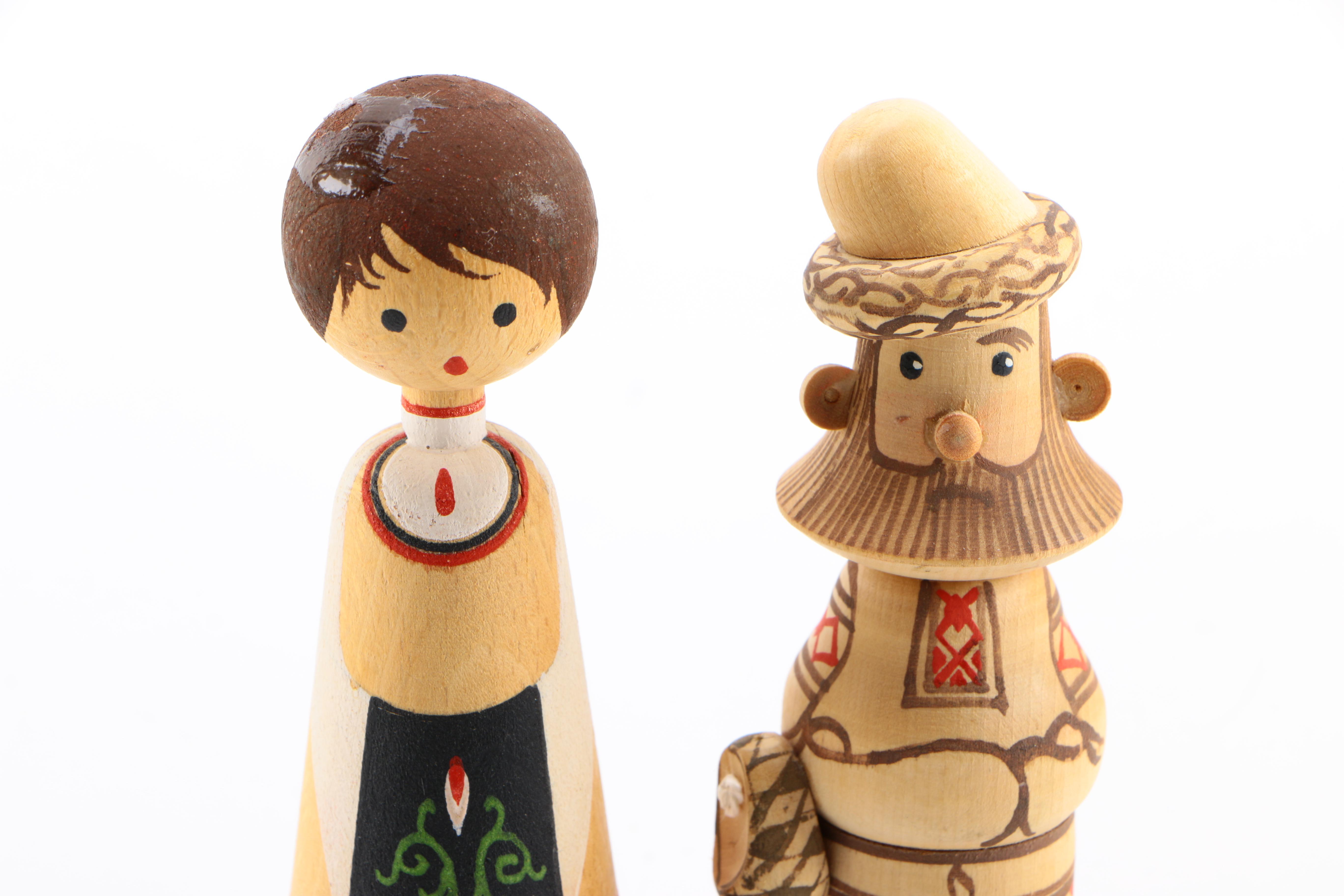 Selection of  Wooden Figurines