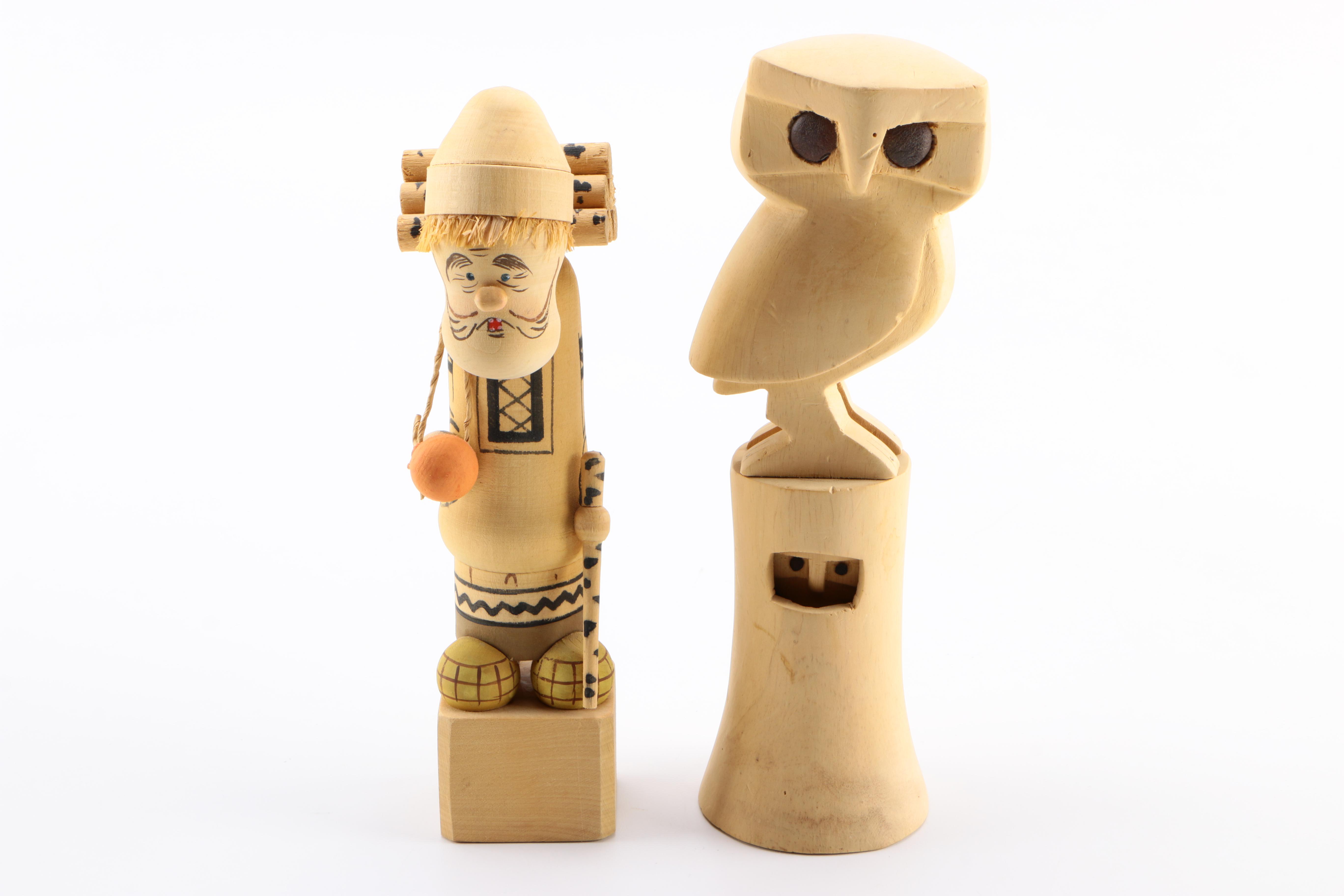 Selection of  Wooden Figurines