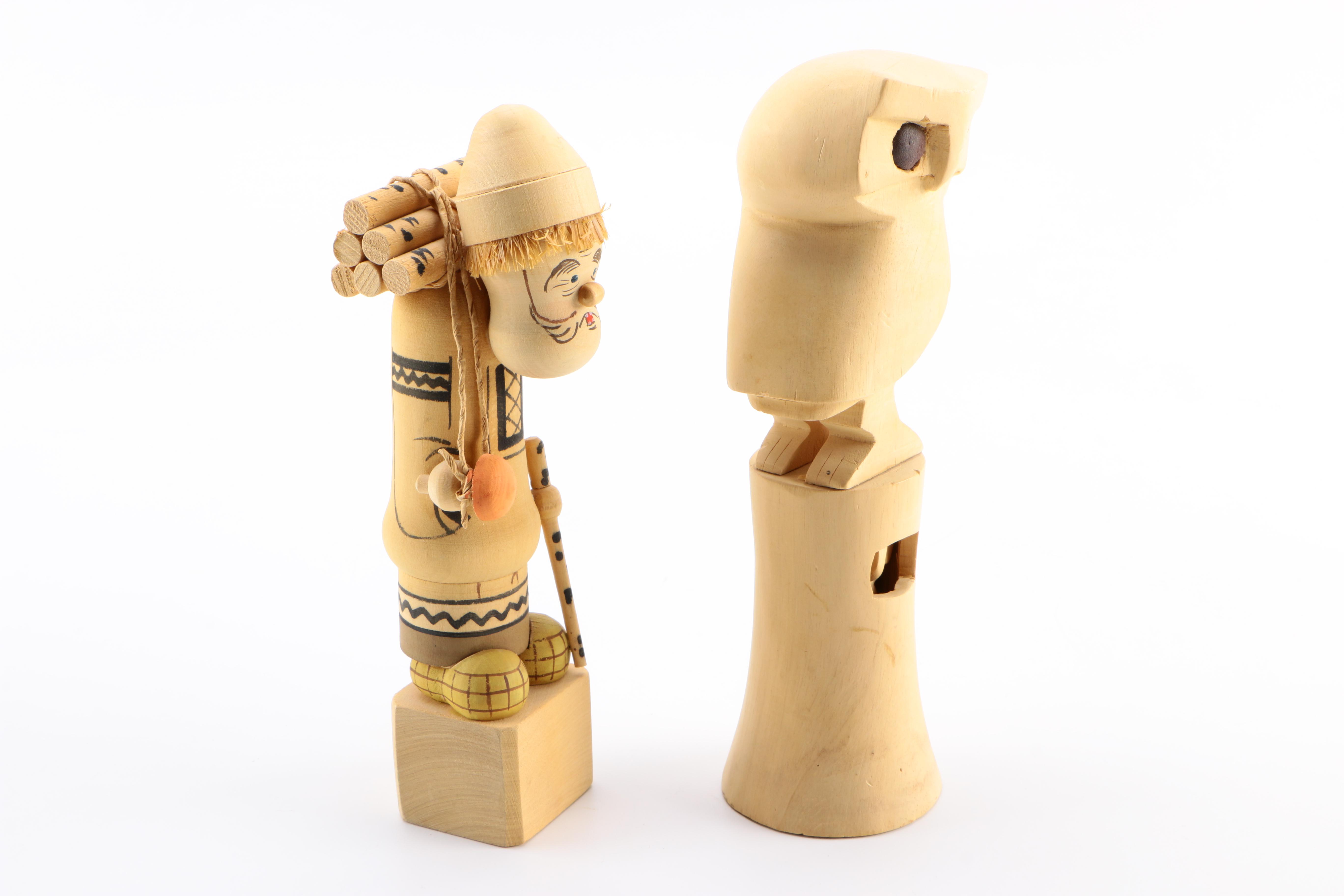 Selection of  Wooden Figurines