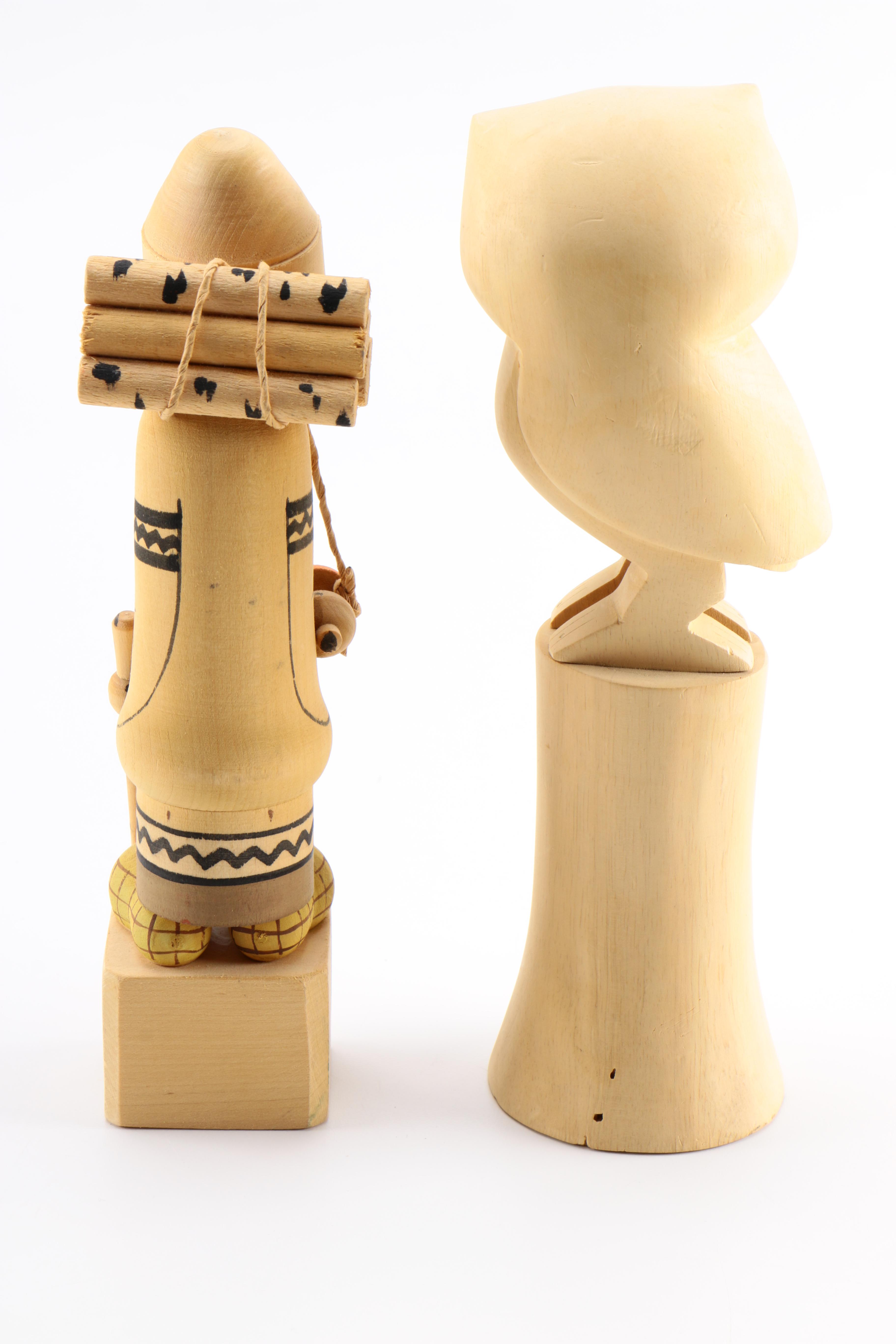 Selection of  Wooden Figurines