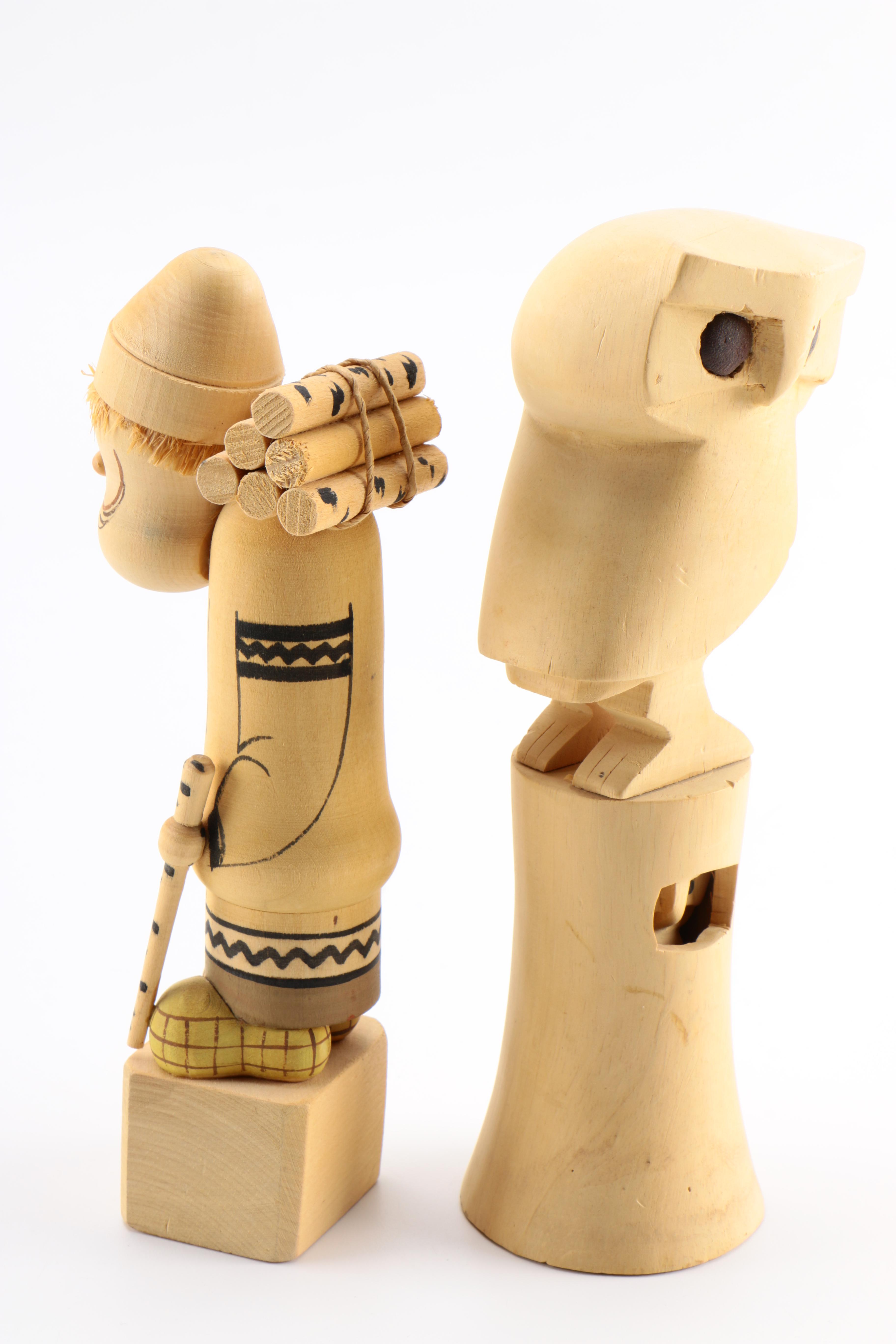 Selection of  Wooden Figurines