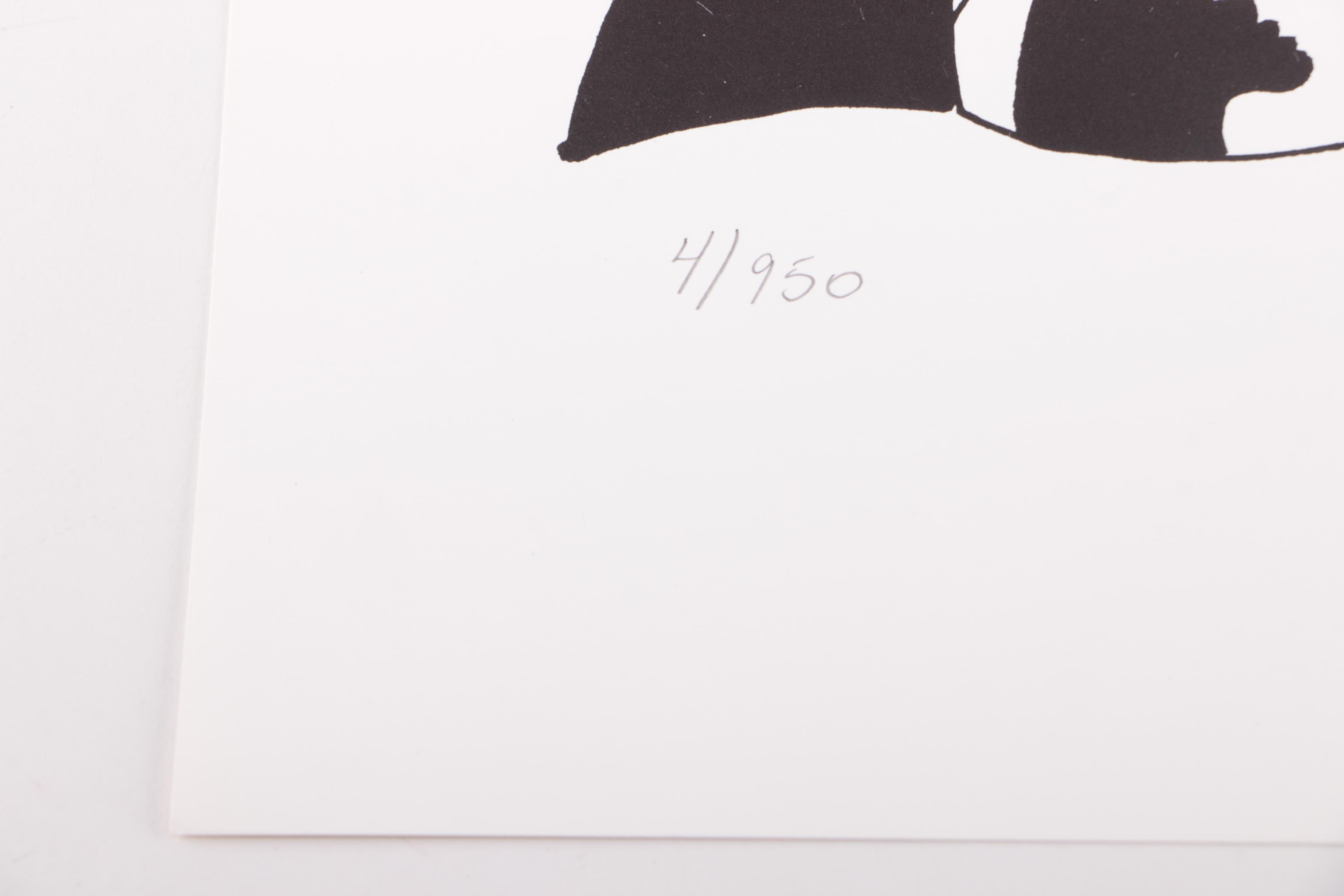 Frank Frazier Limited Edition Portfolio of Offset Lithograph Prints on Paper "Visions in Black: The Aisha"