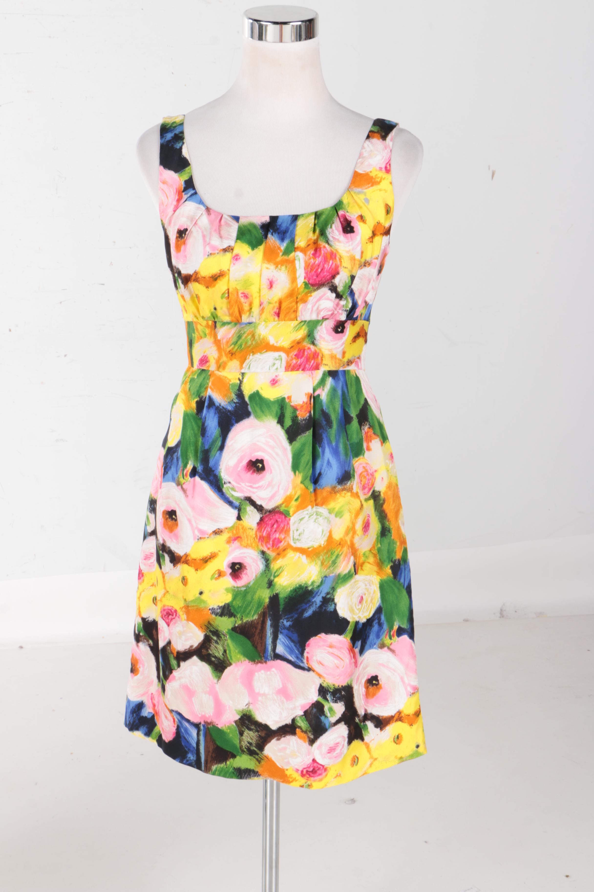 J. Crew and Nicole Miller Silk Sleeveless Dresses