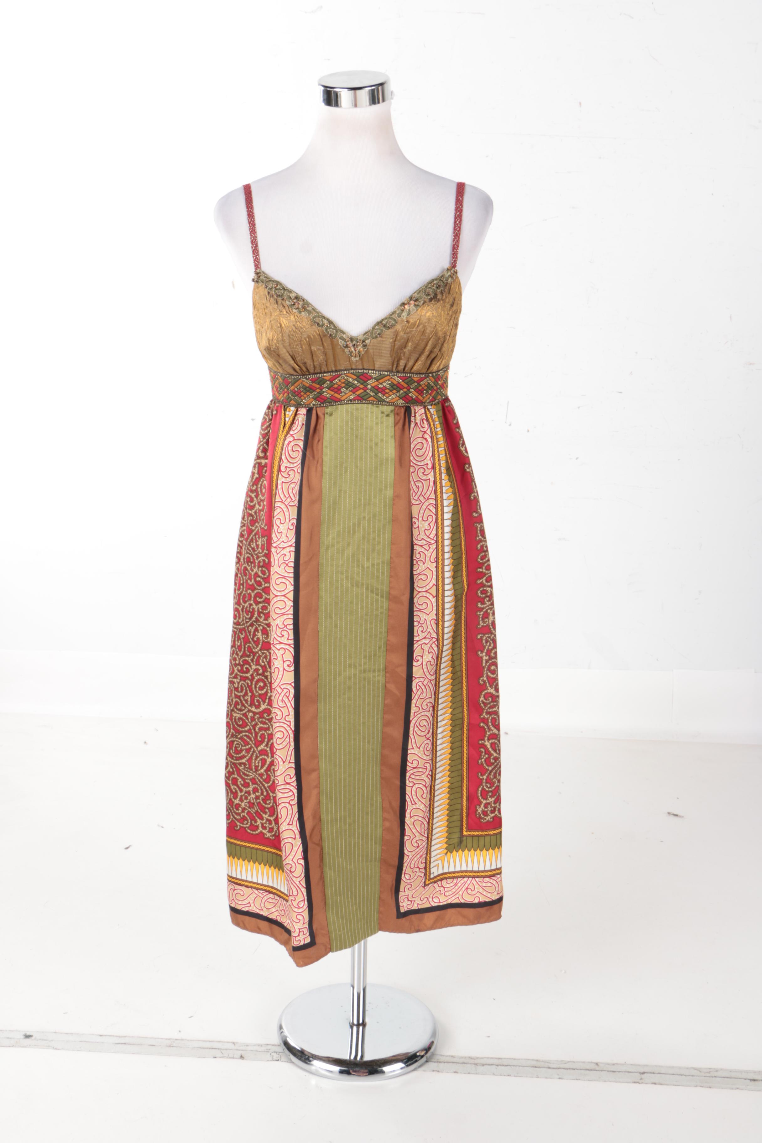 J. Crew and Nicole Miller Silk Sleeveless Dresses