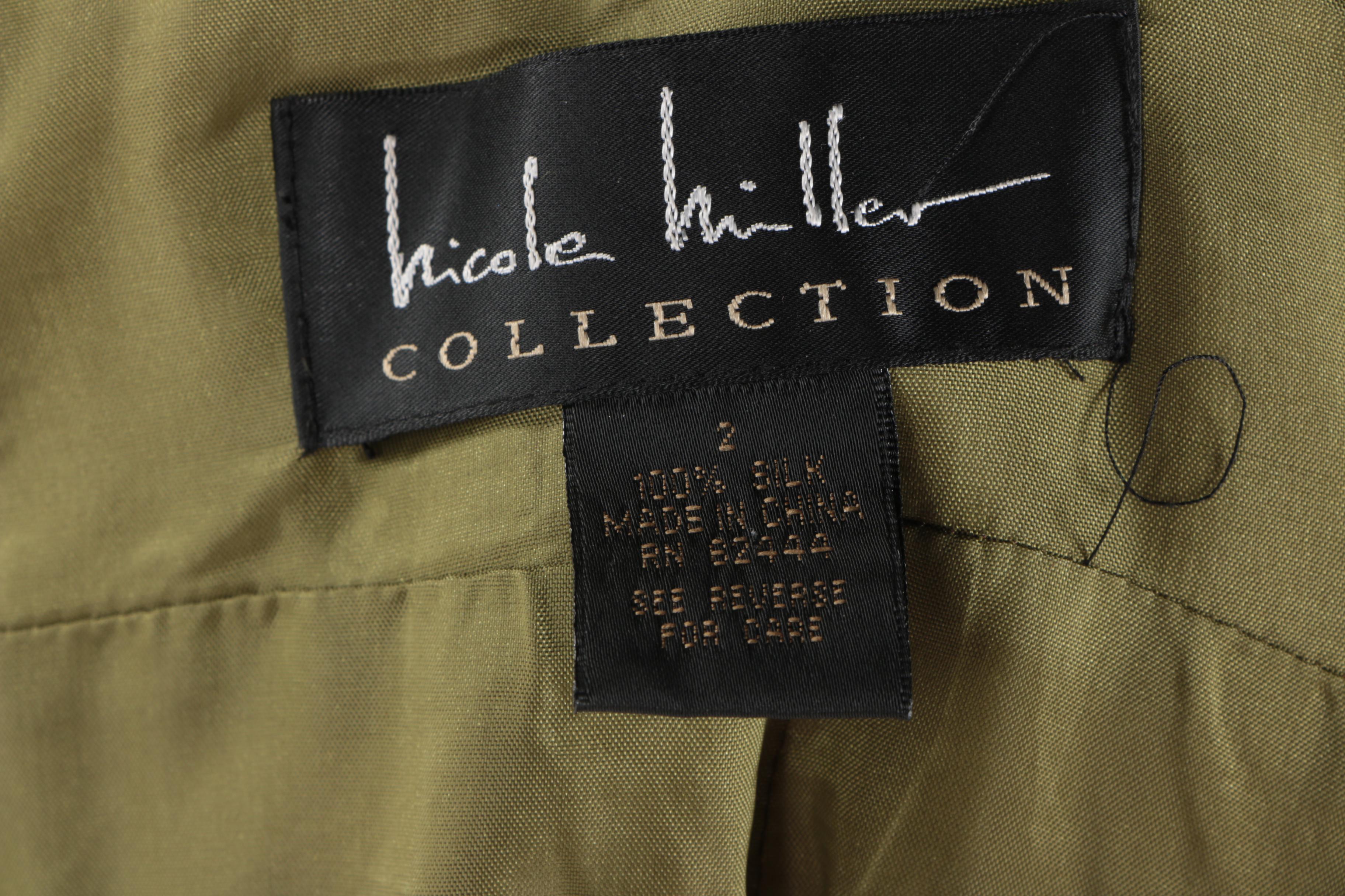 J. Crew and Nicole Miller Silk Sleeveless Dresses