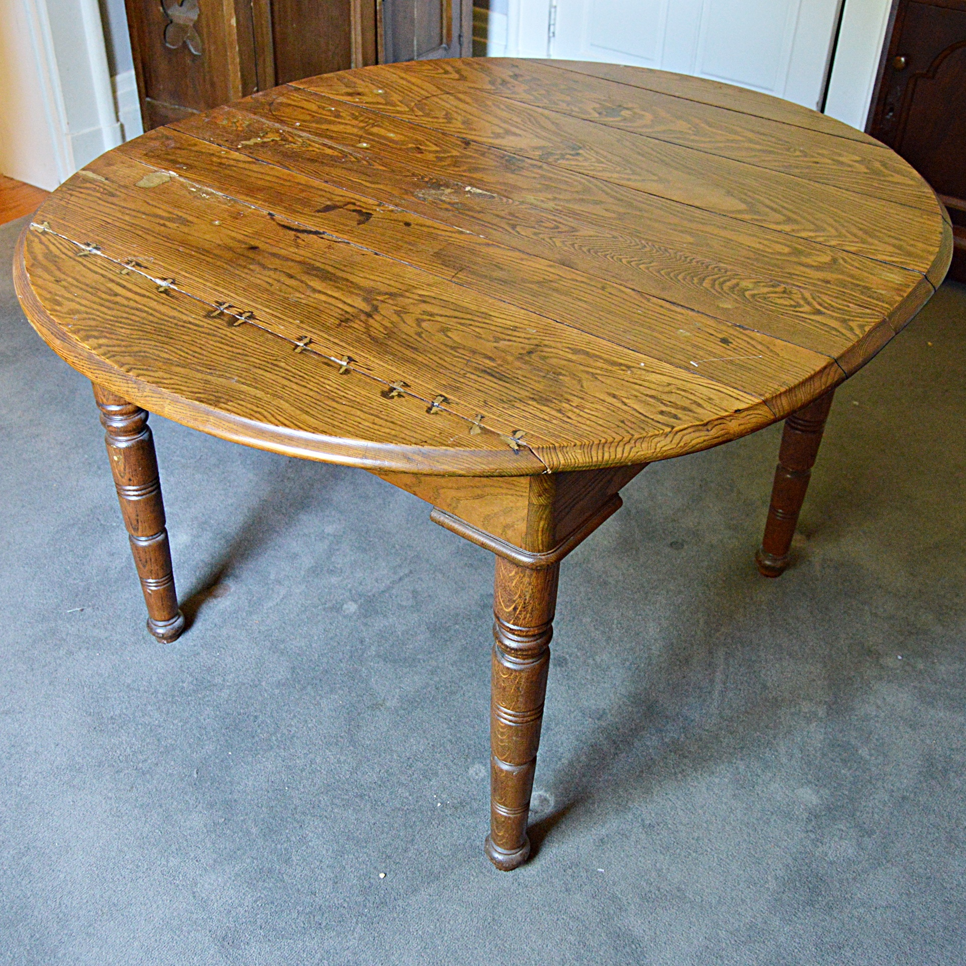 Antique Oak Dining Table