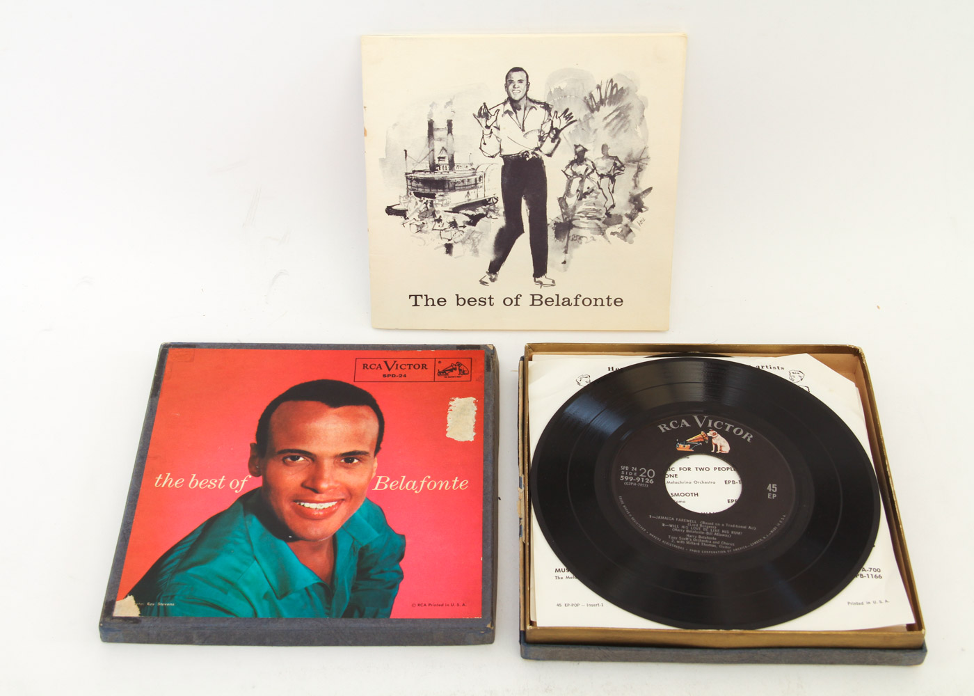 "Best of Belafonte" Ten 45rpm Record Set