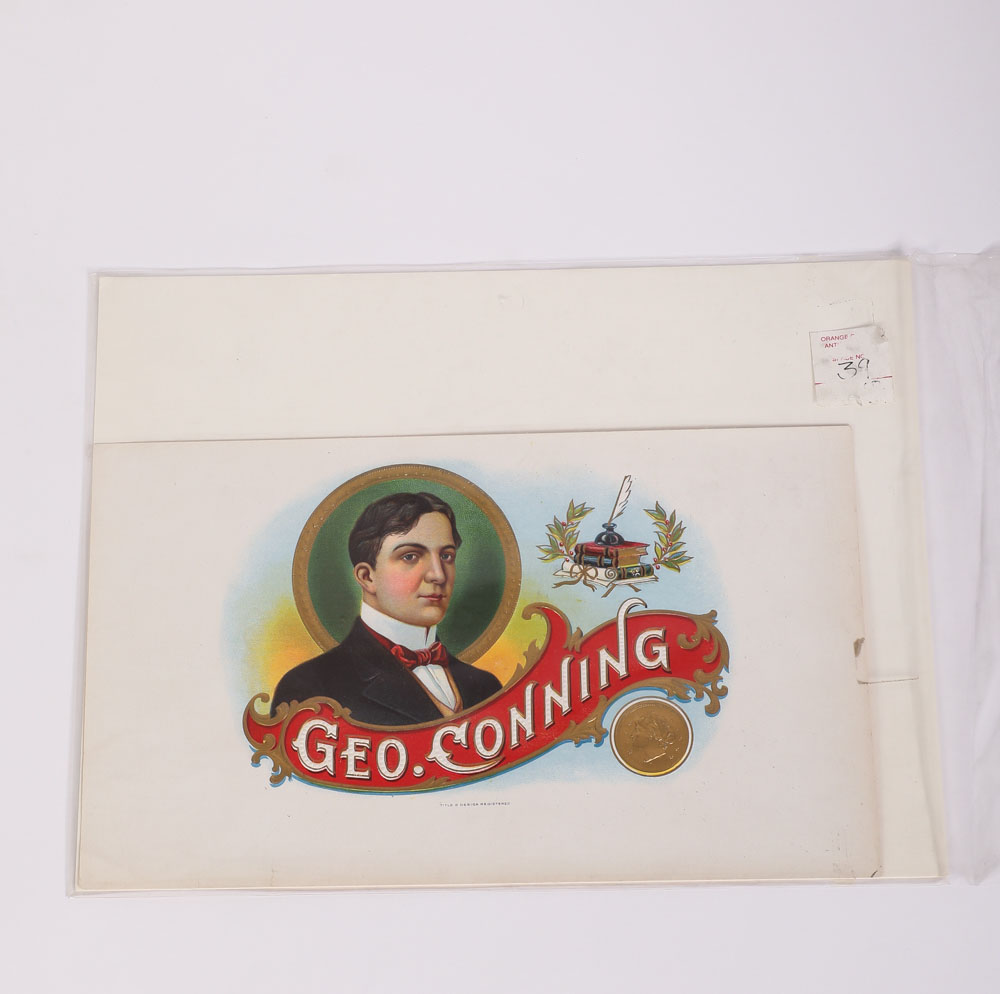 Antique Christmas Greeting Cards & Cigar Label