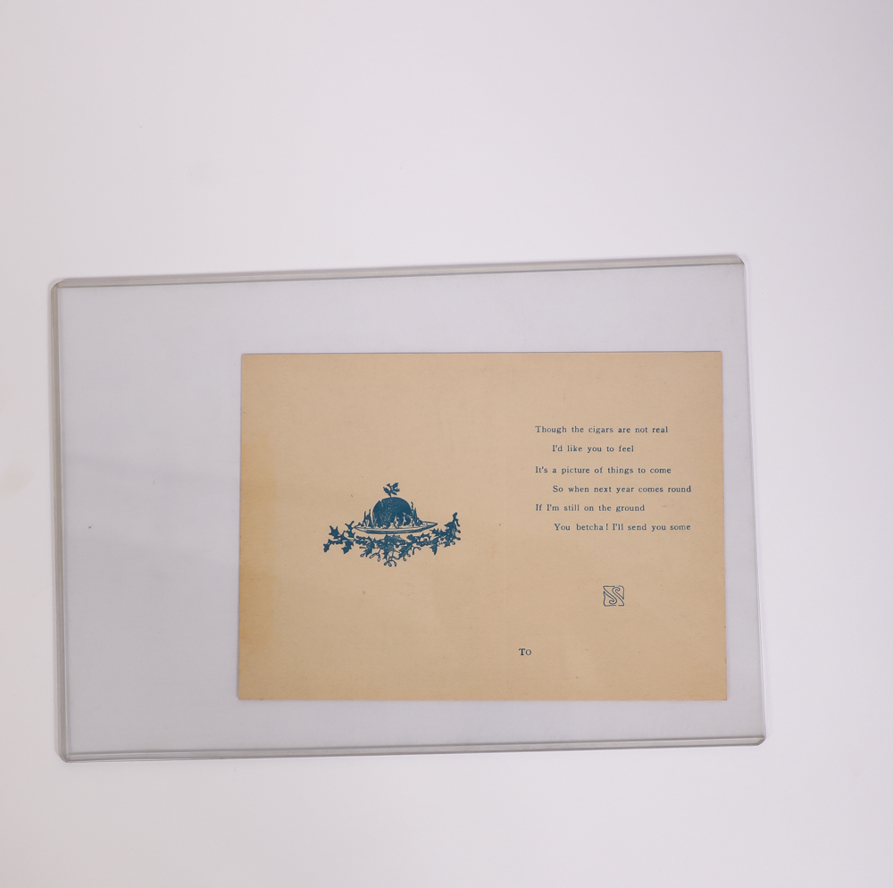 Antique Christmas Greeting Cards & Cigar Label