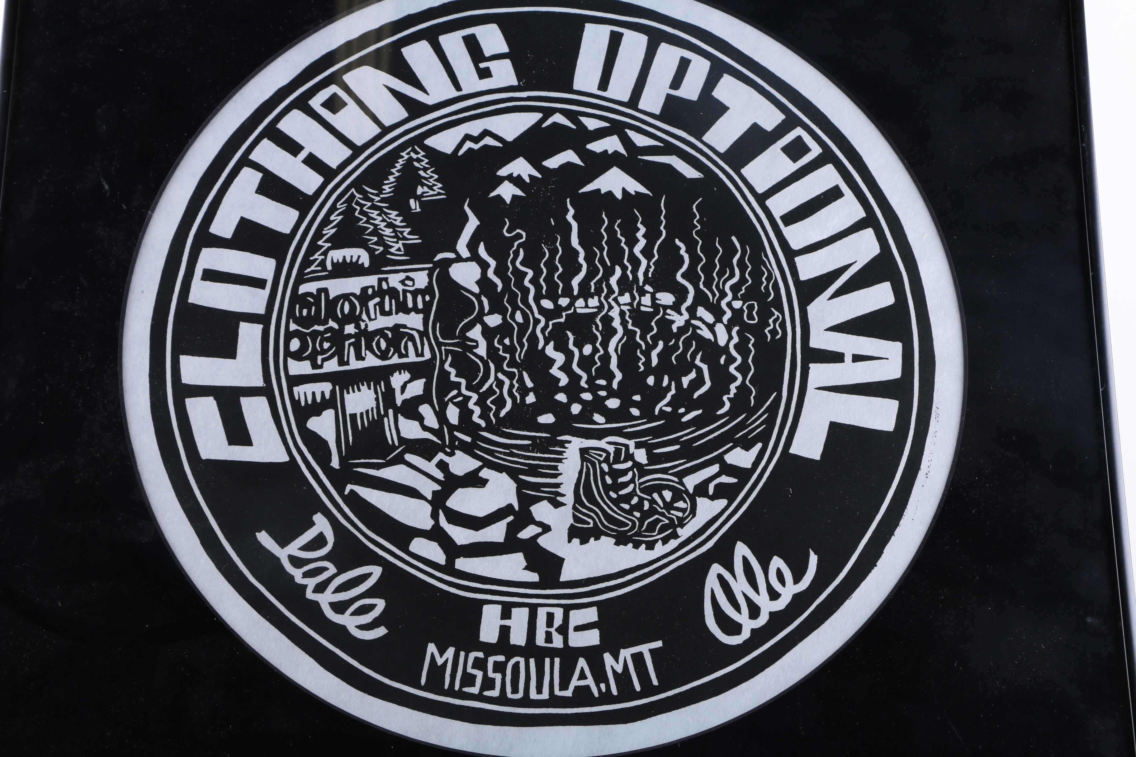 Serigraph Logo for Clothing Optional Pale Ale by Draught Works of Missoula, Montana