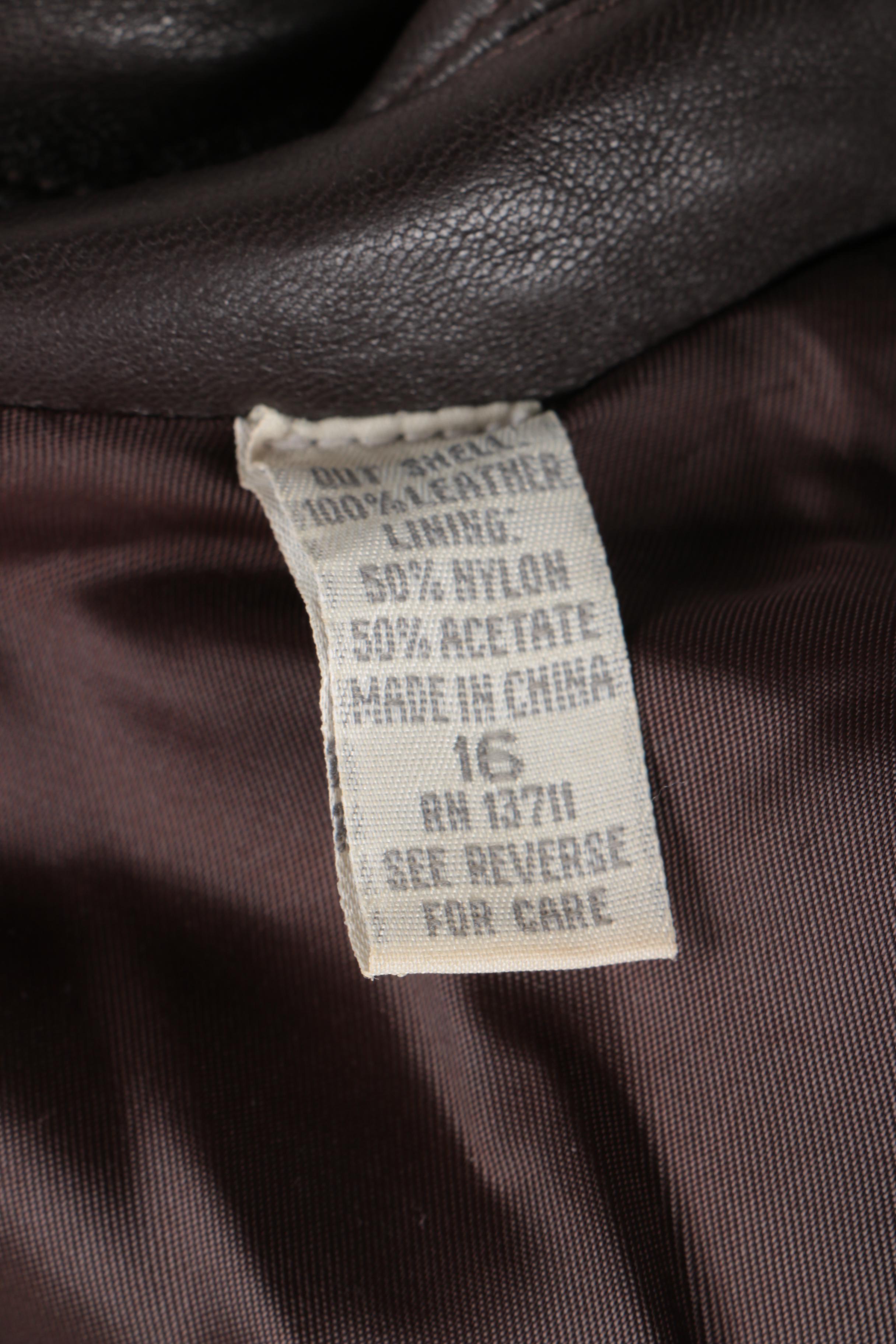 Lord & Taylor Leather Jacket