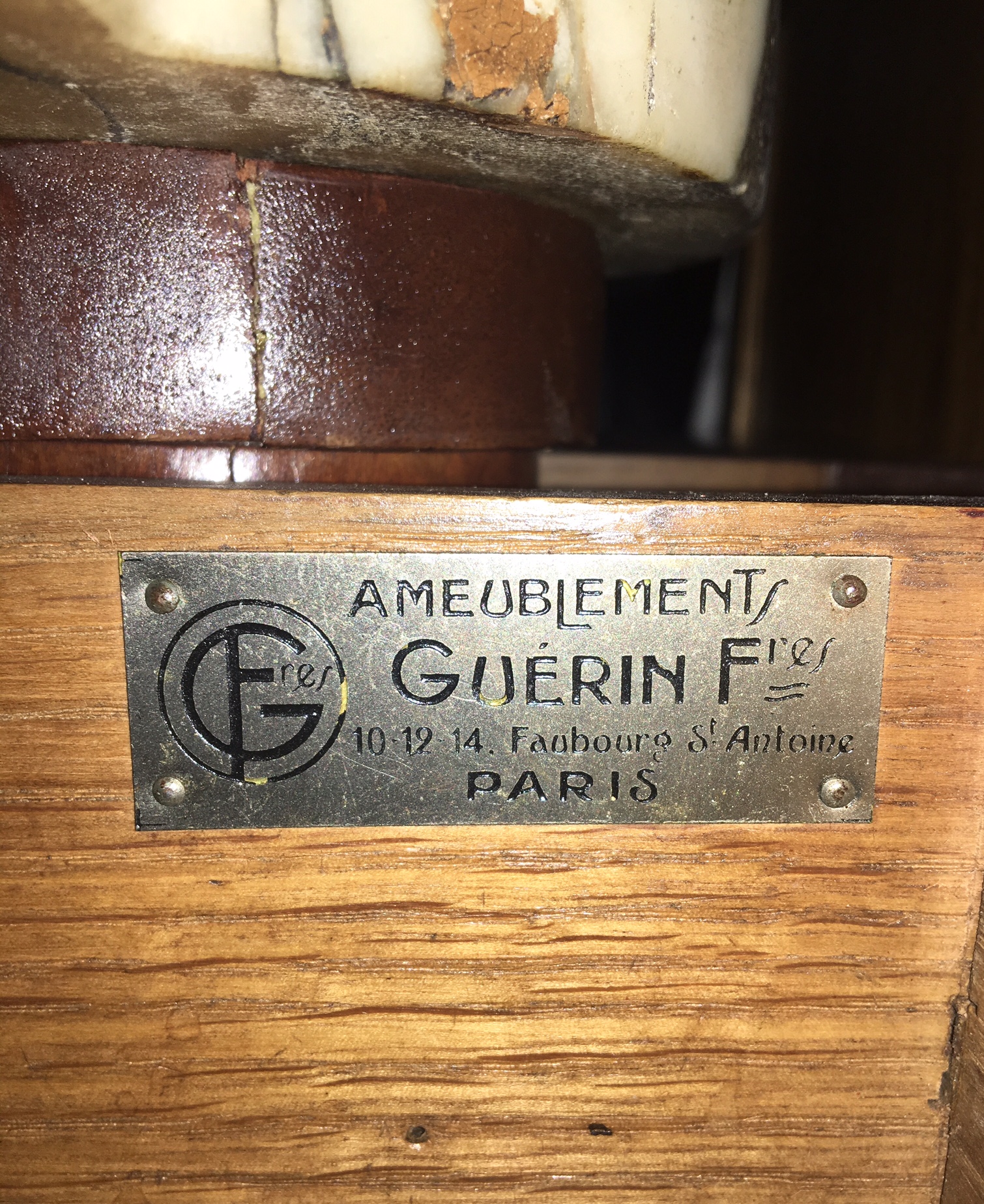 Art Deco Thuja Root China Cabinet by Guerin Freres of Paris