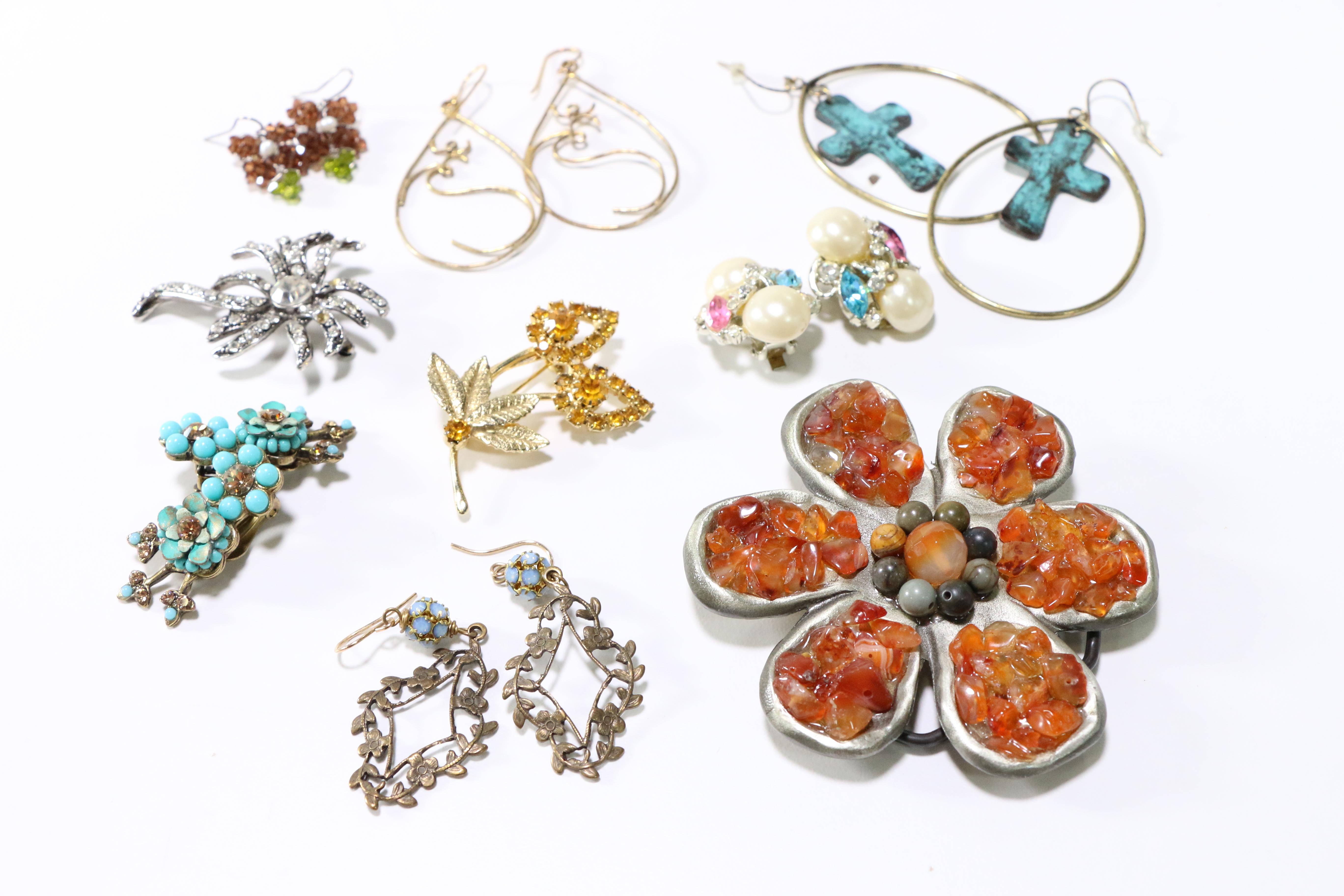 Assortment of Costume Jewelry Including Vendome and Michal Golan