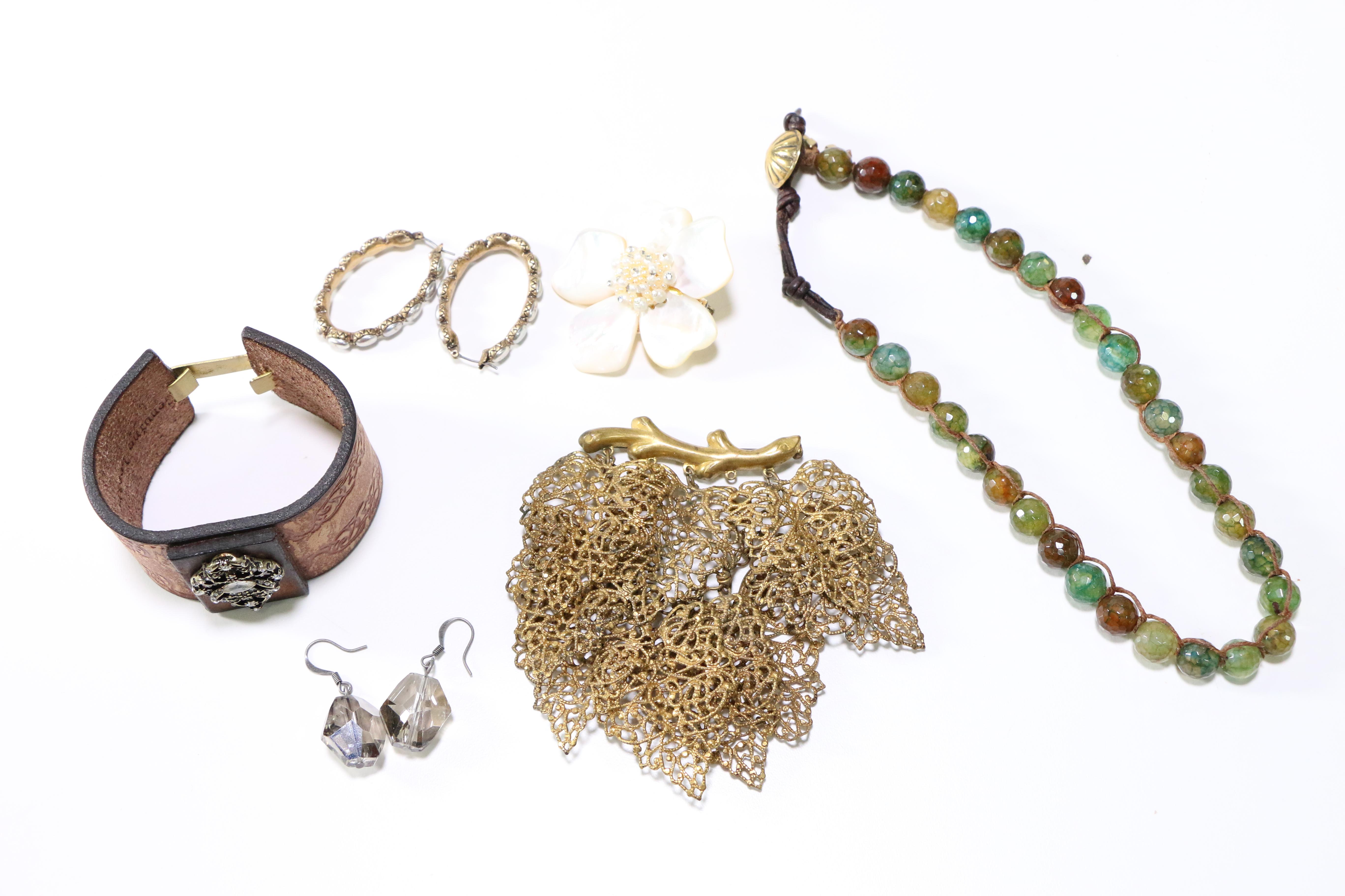Assortment of Costume Jewelry Including Vendome and Michal Golan