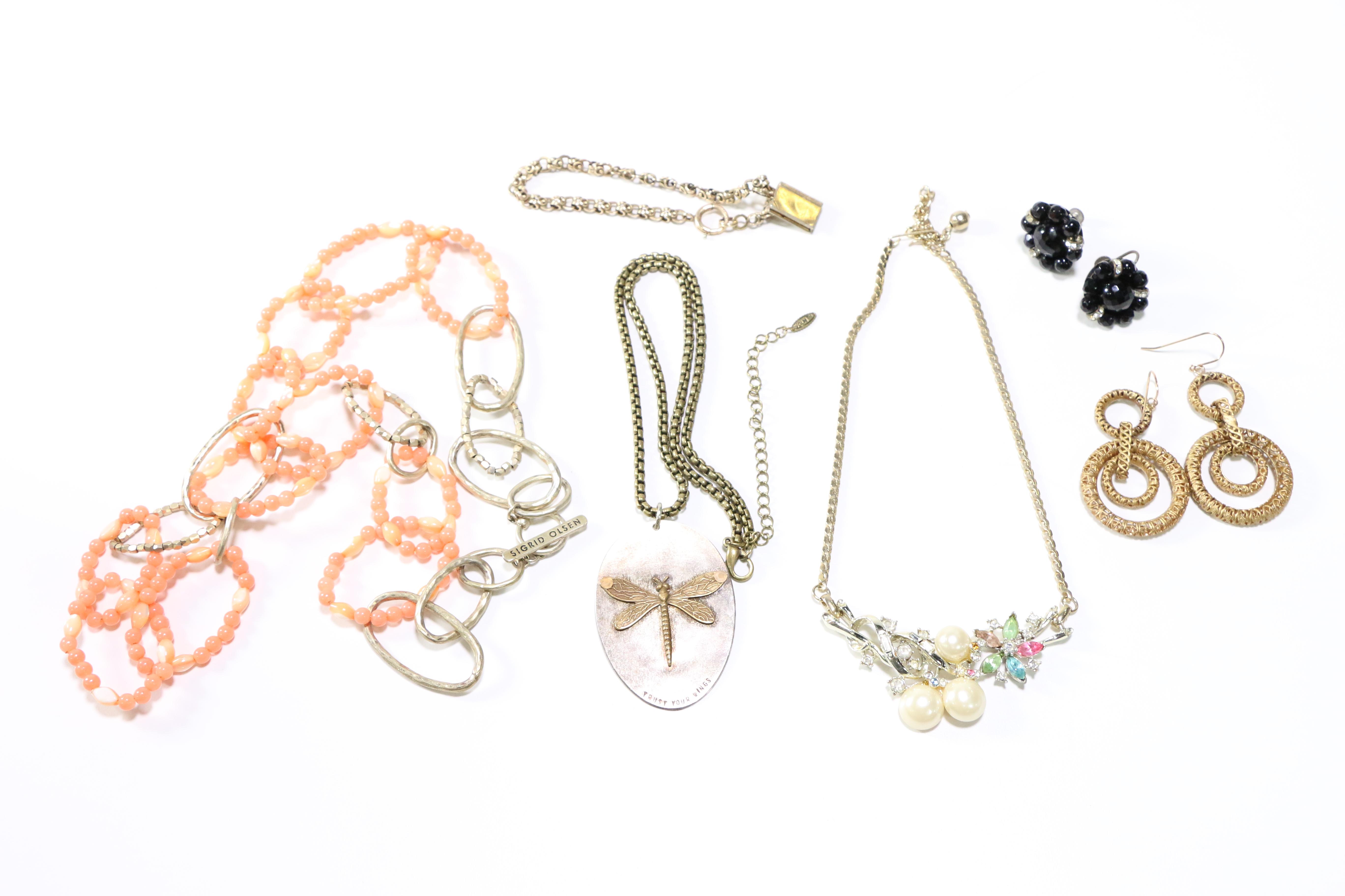 Assortment of Costume Jewelry Including Vendome and Michal Golan