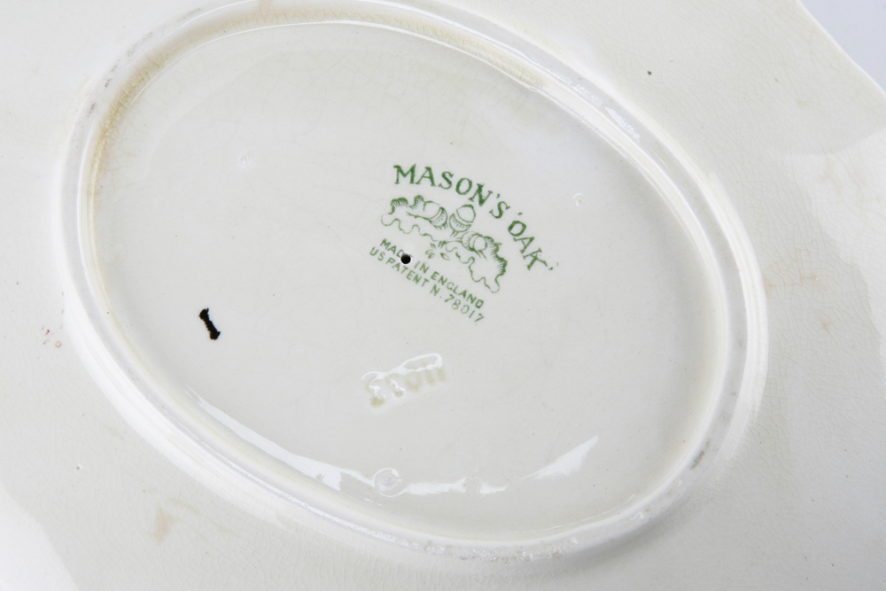 Mason's "Vista" and "Oak" Ironstone China