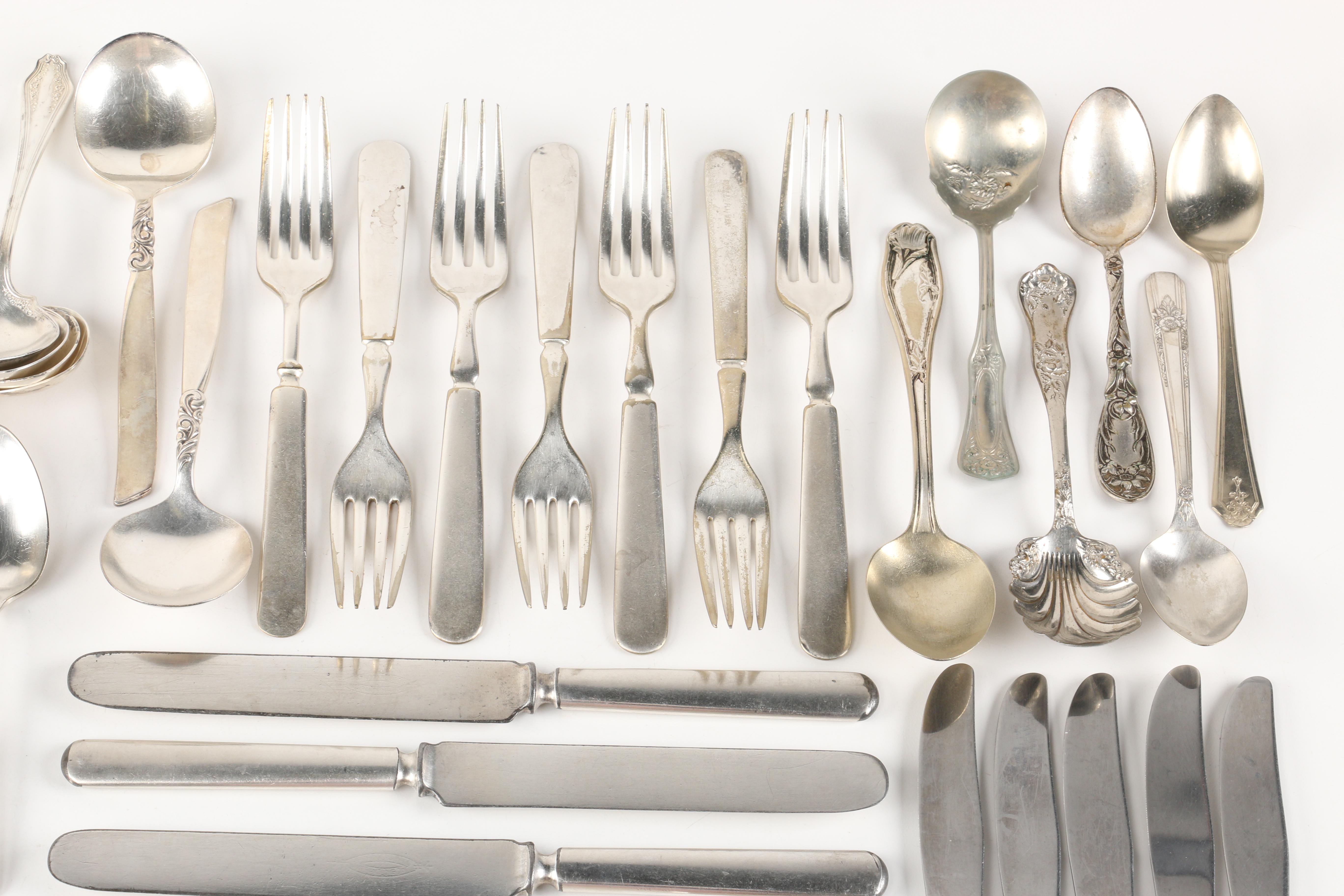 Silver Plate and Stainless Flatware Featuring Oneida Community