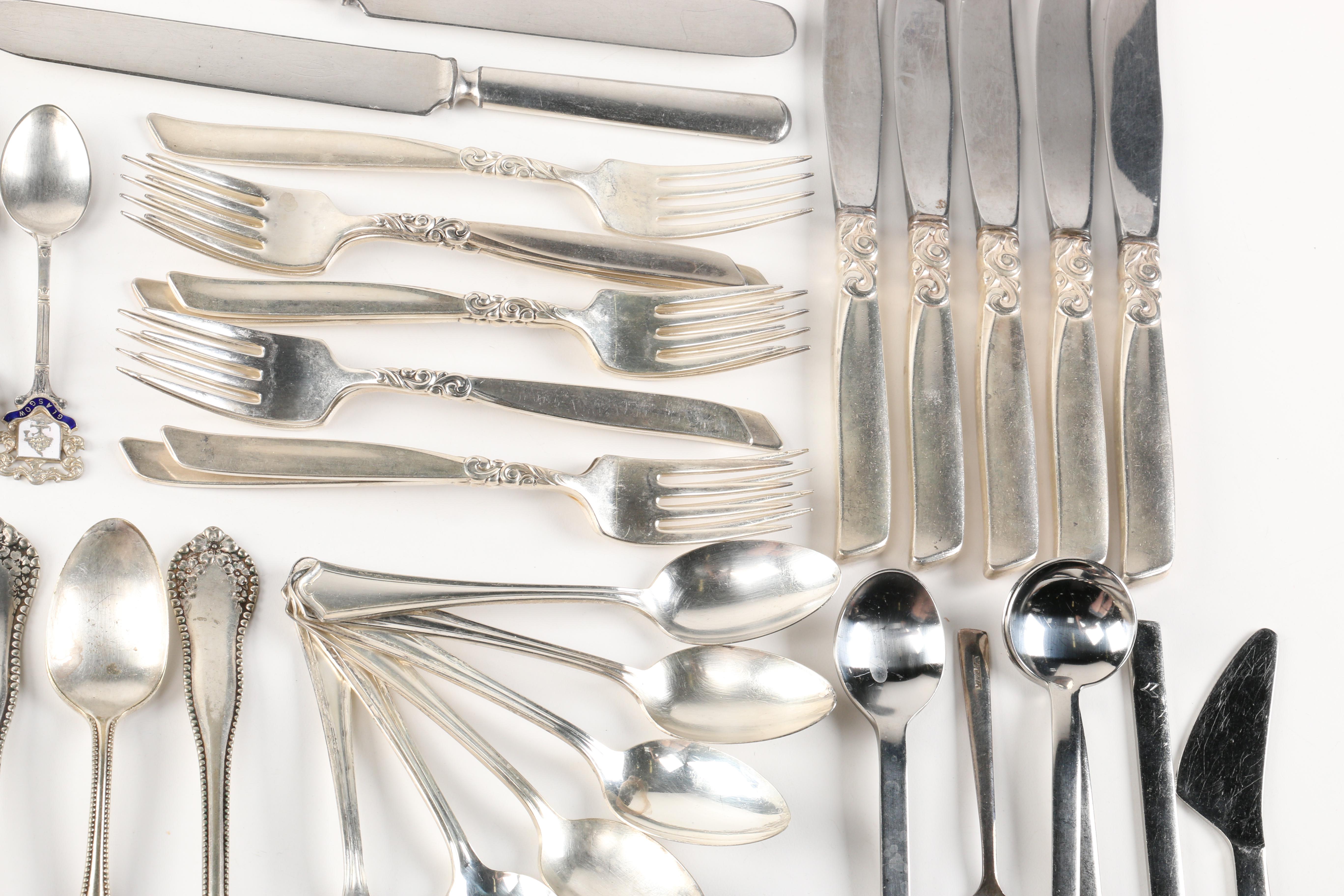Silver Plate and Stainless Flatware Featuring Oneida Community