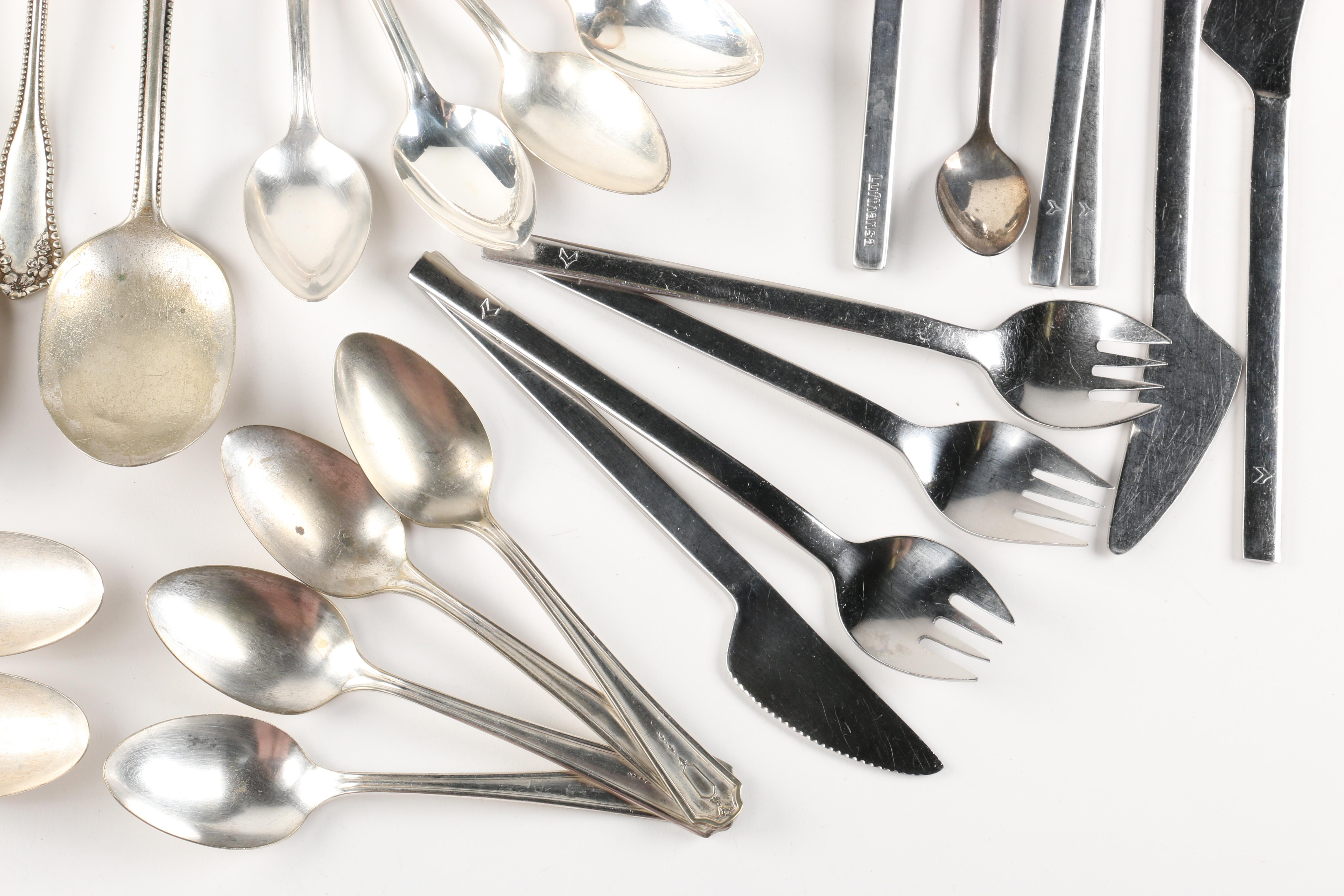 Silver Plate and Stainless Flatware Featuring Oneida Community