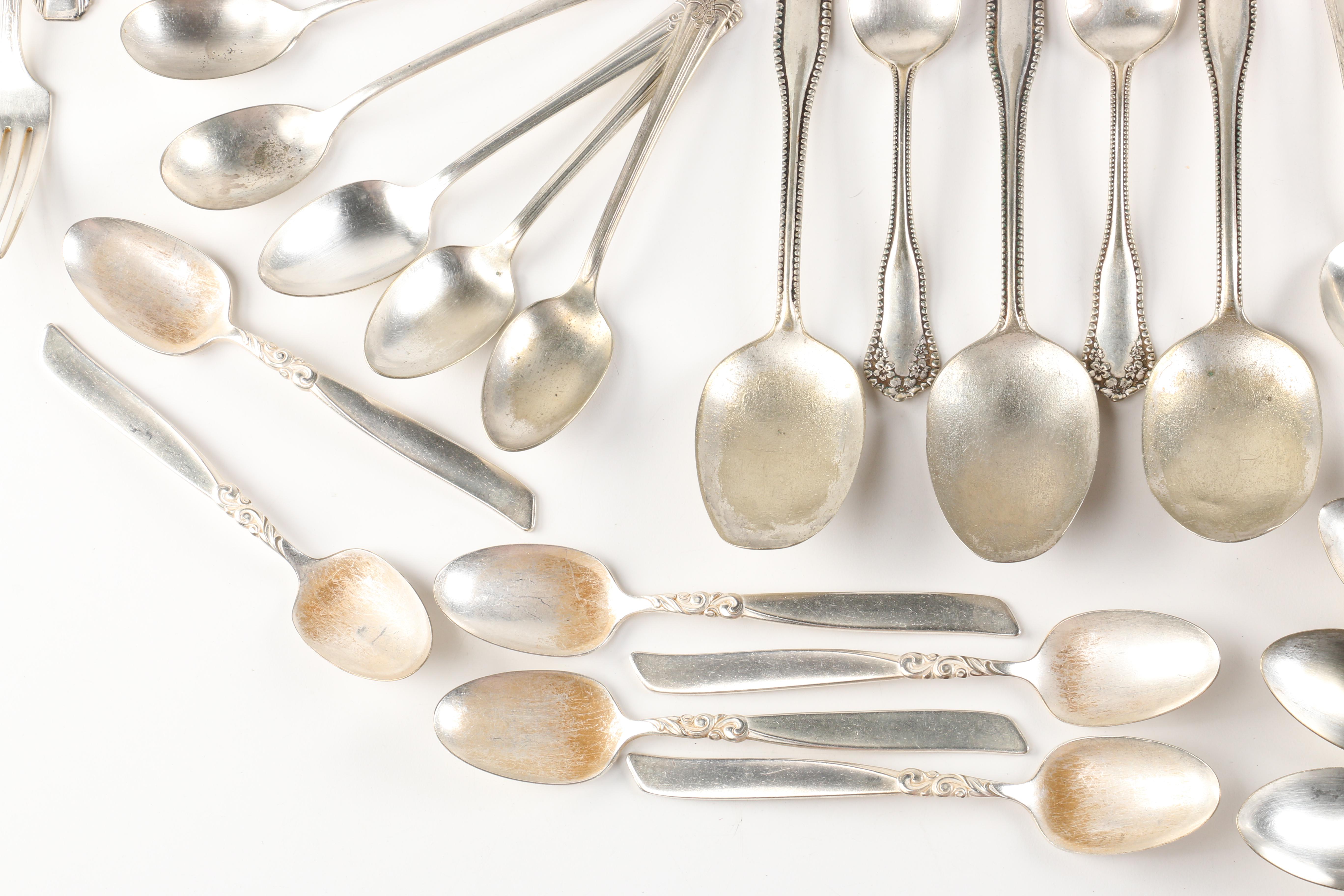 Silver Plate and Stainless Flatware Featuring Oneida Community