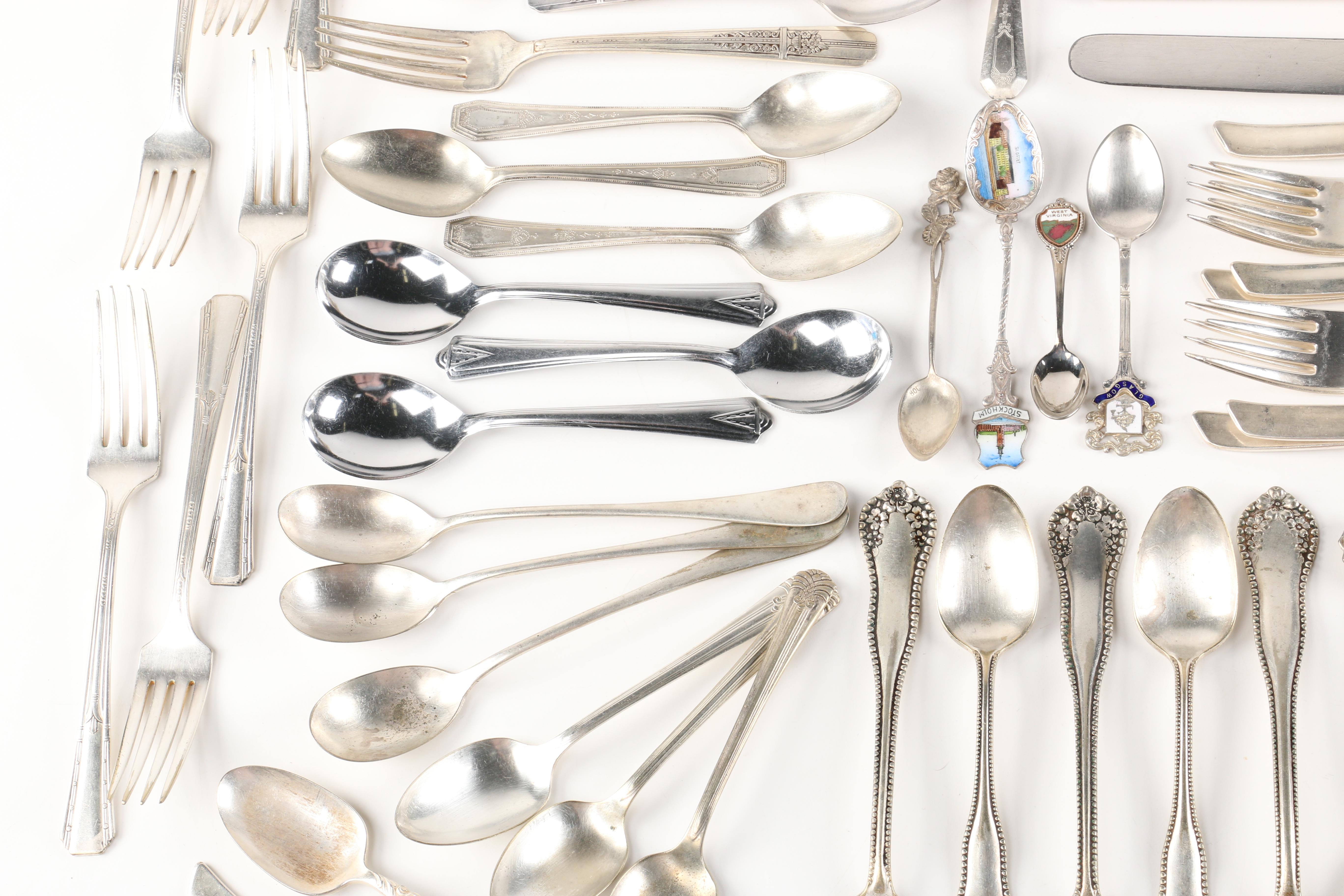 Silver Plate and Stainless Flatware Featuring Oneida Community