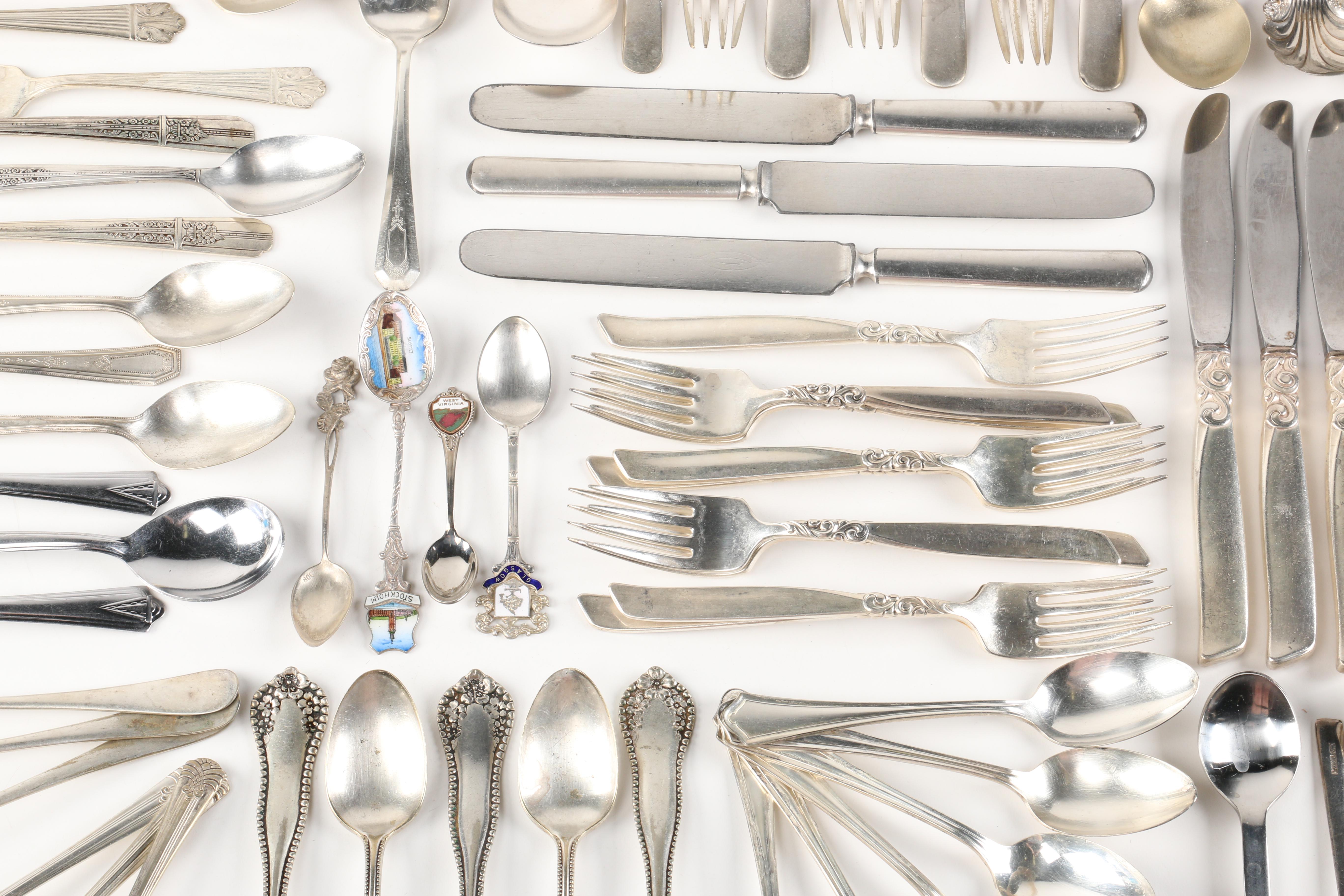Silver Plate and Stainless Flatware Featuring Oneida Community