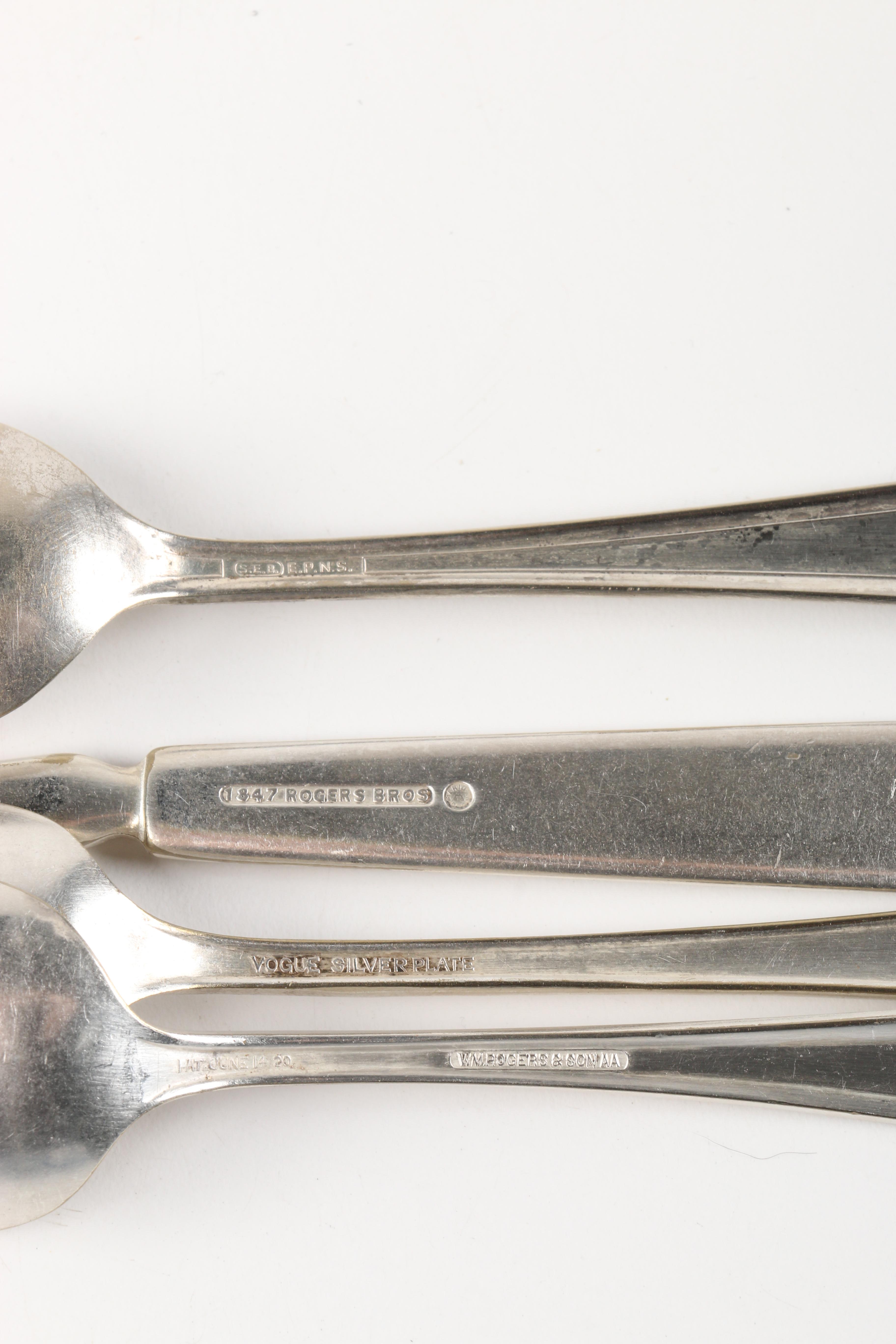 Silver Plate and Stainless Flatware Featuring Oneida Community