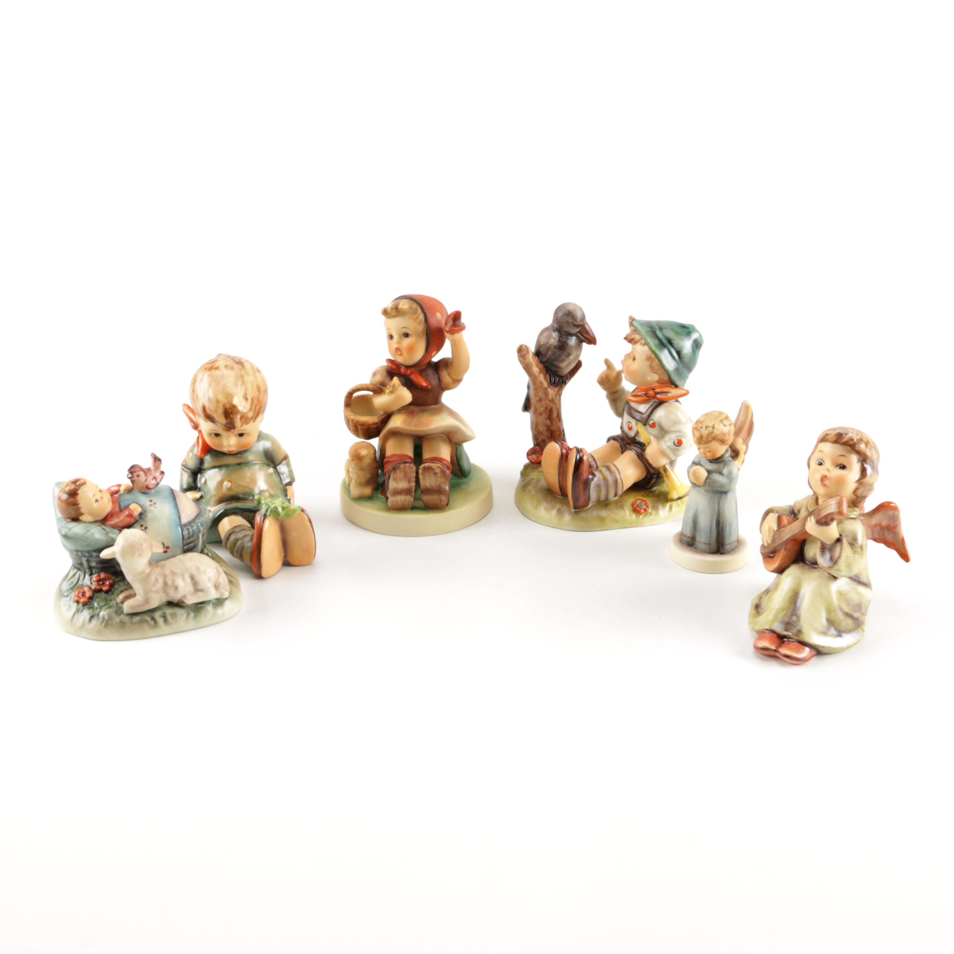Collection of Gobel Hummel including "Farewell" and "The Guardian" Porcelain Figurines