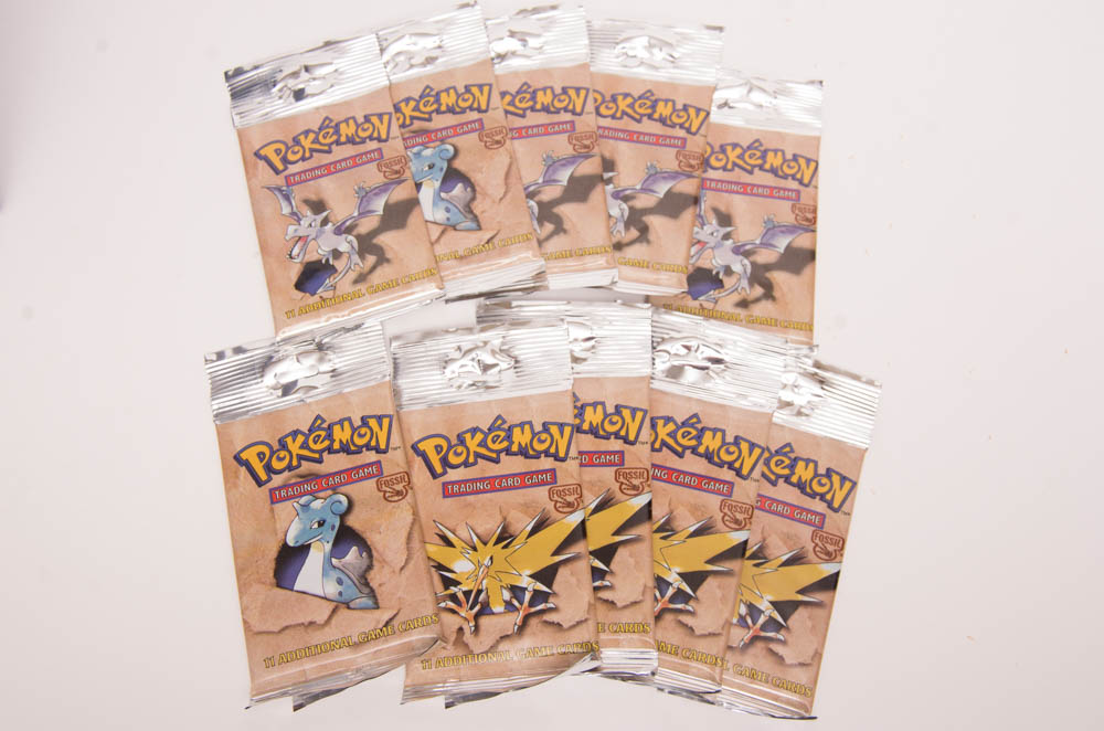 Pokemon Trading Cards With 24K Gold Plated Pikachu