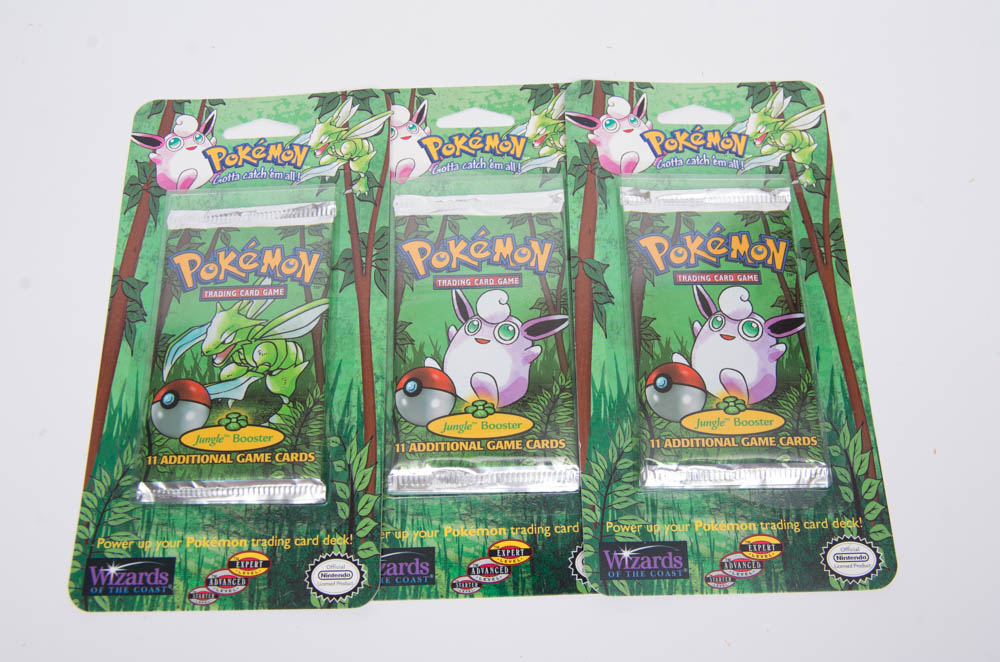 Pokemon Trading Cards With 24K Gold Plated Pikachu