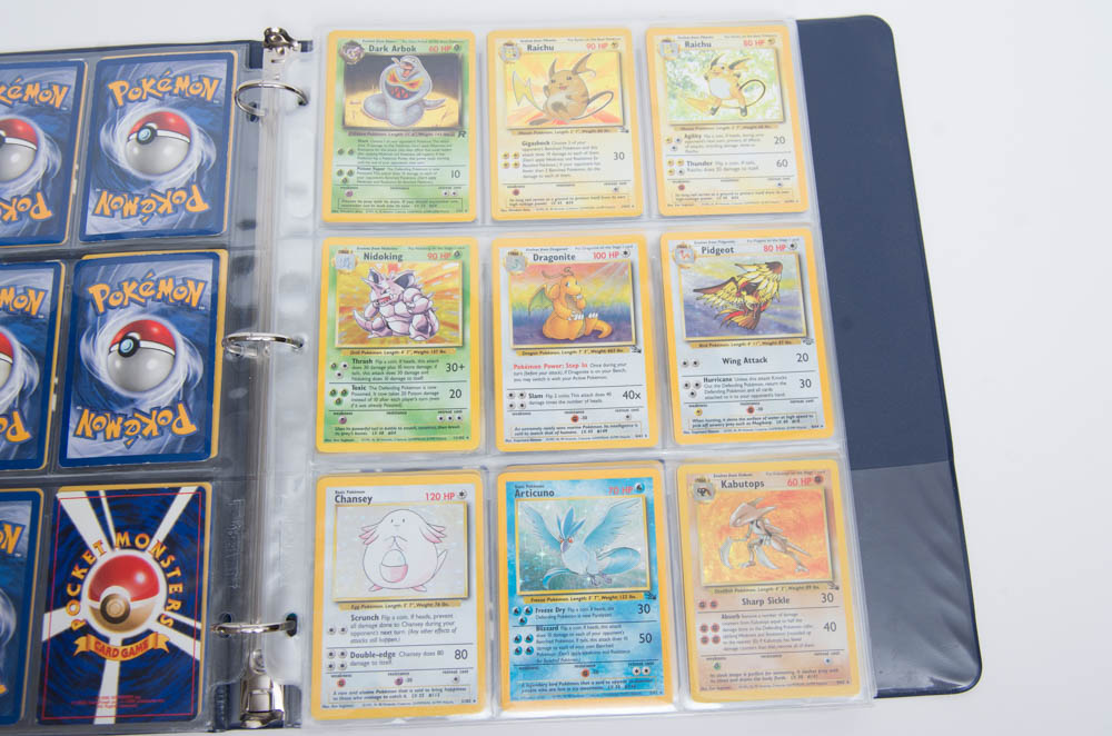Pokemon Trading Cards With 24K Gold Plated Pikachu