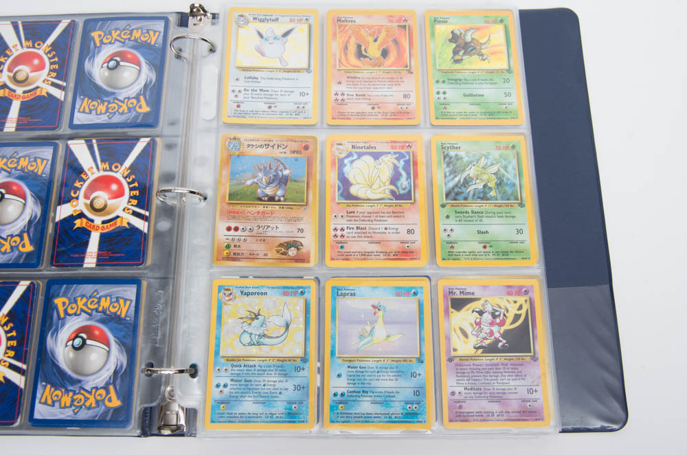 Pokemon Trading Cards With 24K Gold Plated Pikachu