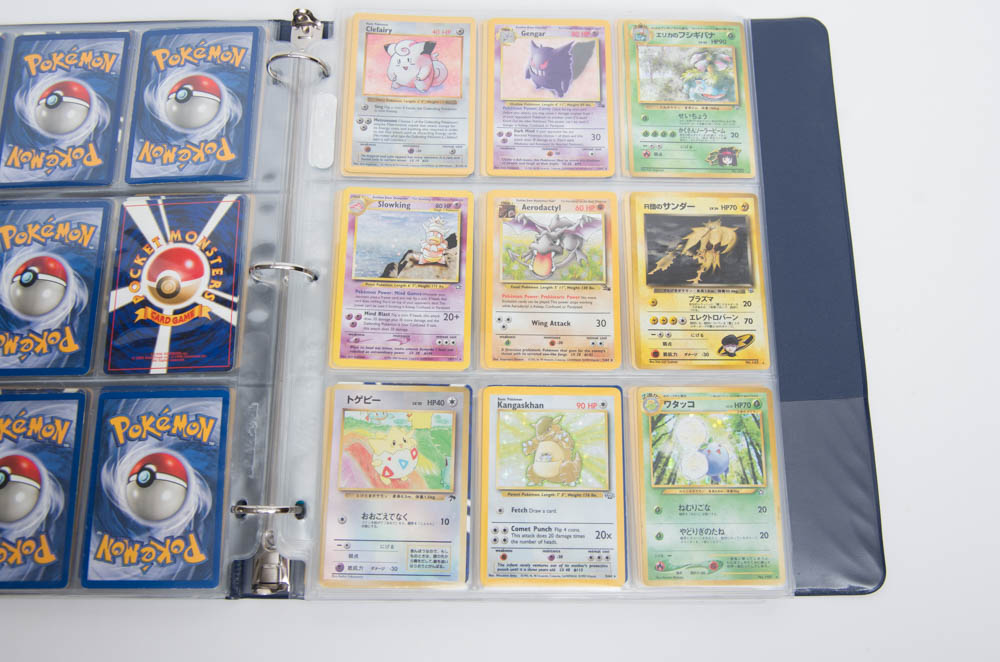 Pokemon Trading Cards With 24K Gold Plated Pikachu
