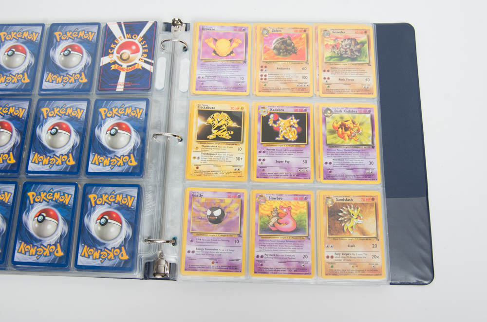 Pokemon Trading Cards With 24K Gold Plated Pikachu