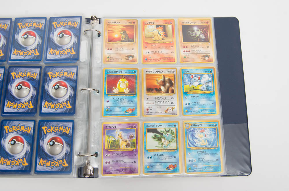 Pokemon Trading Cards With 24K Gold Plated Pikachu