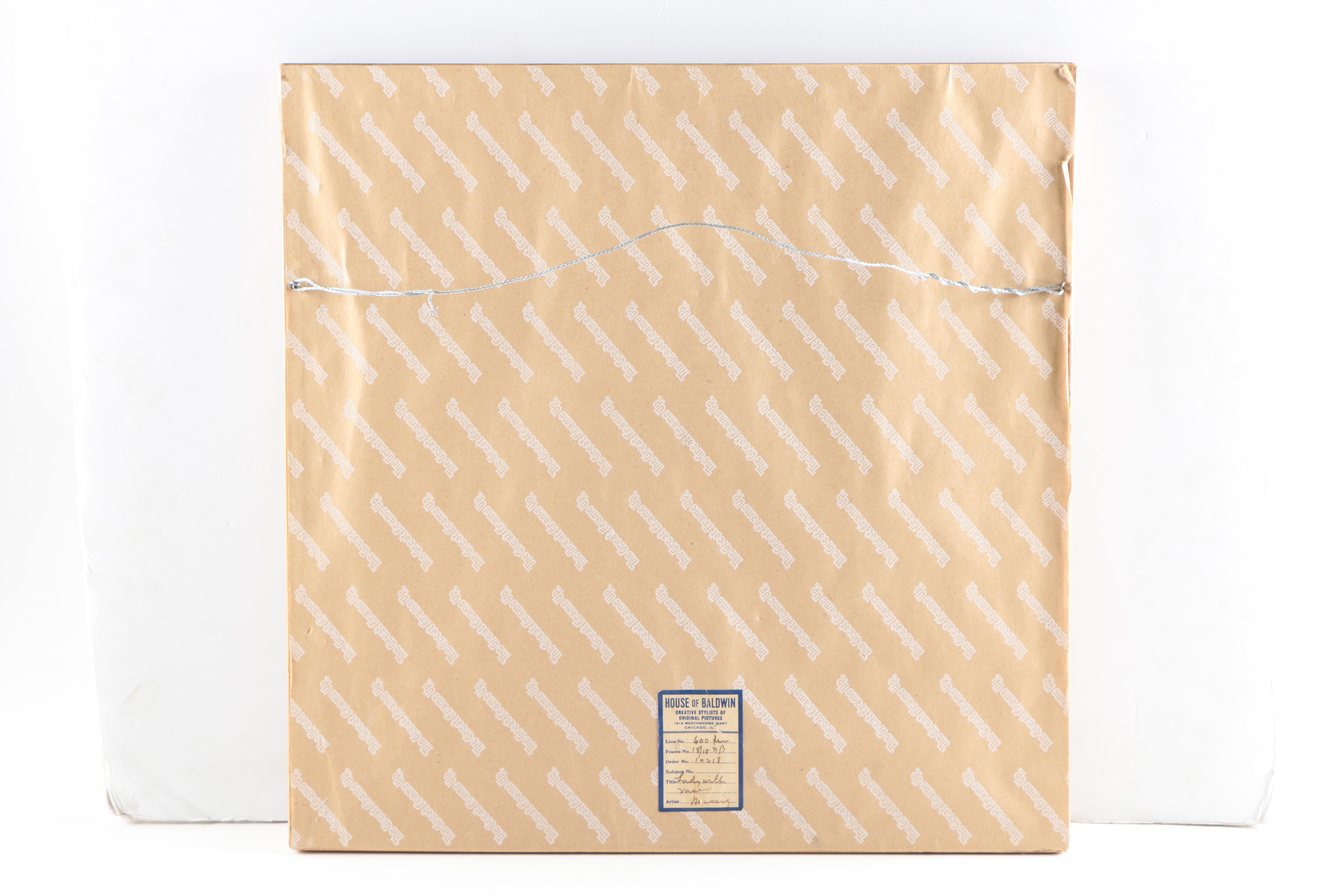 Pair of Hedwig Massig Watercolor and Gouache Portraits