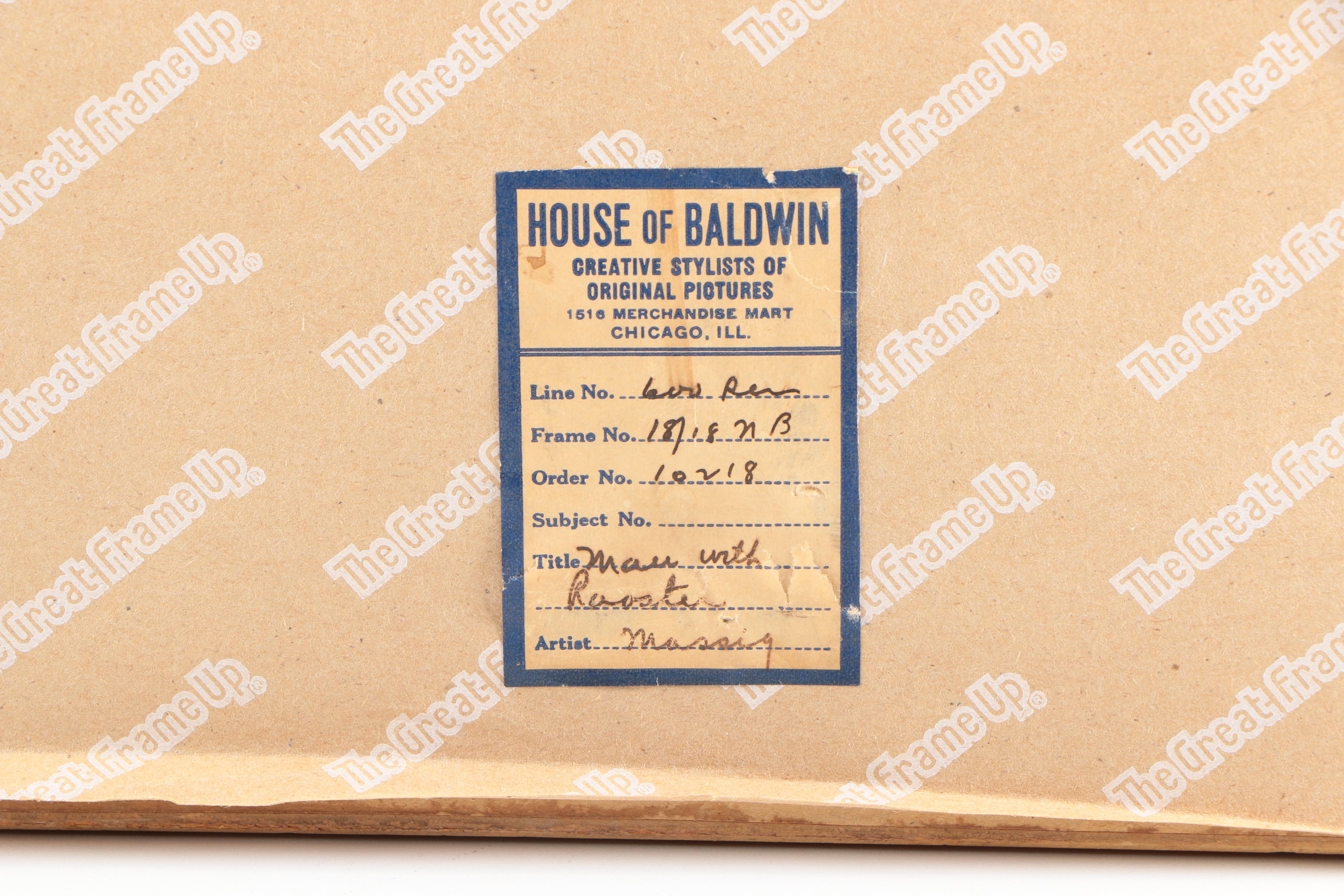 Pair of Hedwig Massig Watercolor and Gouache Portraits